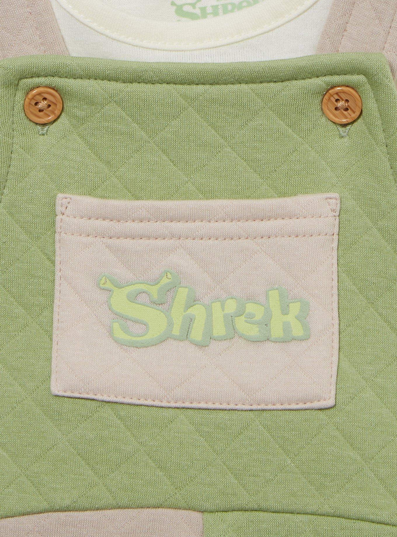 DreamWorks Shrek Cartoon Infant T-Shirt and Overall Set &mdash; BoxLunch Exclusive, , alternate