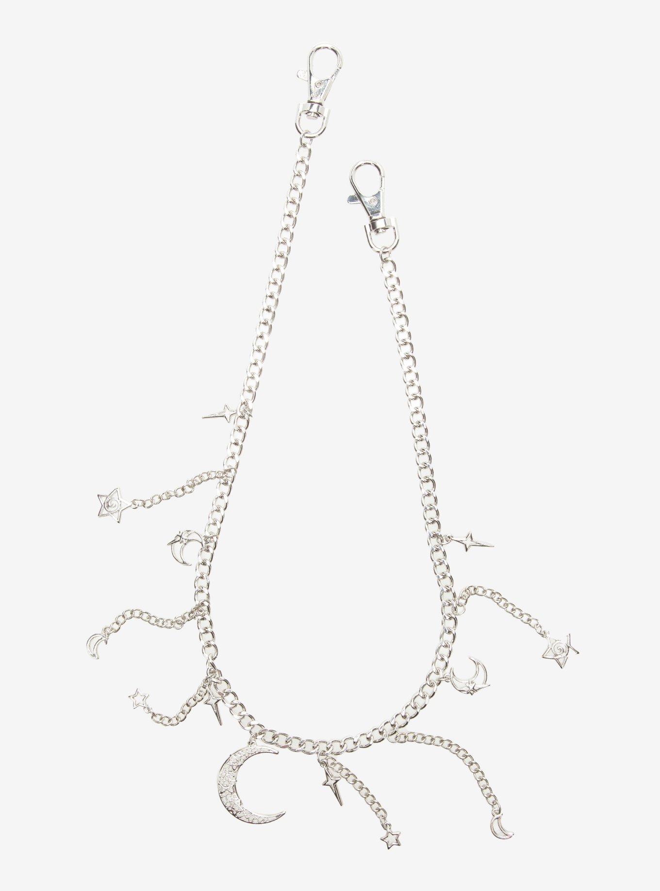 Celestial Charm 19 Inch Wallet Chain, , hi-res