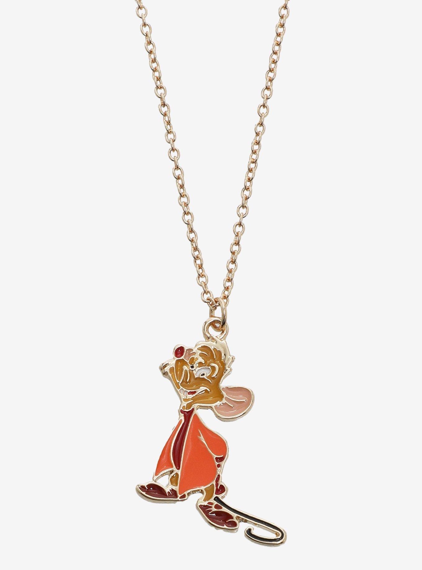 Disney Cinderella Jaq & Gus Best Friend Necklace Set, , alternate