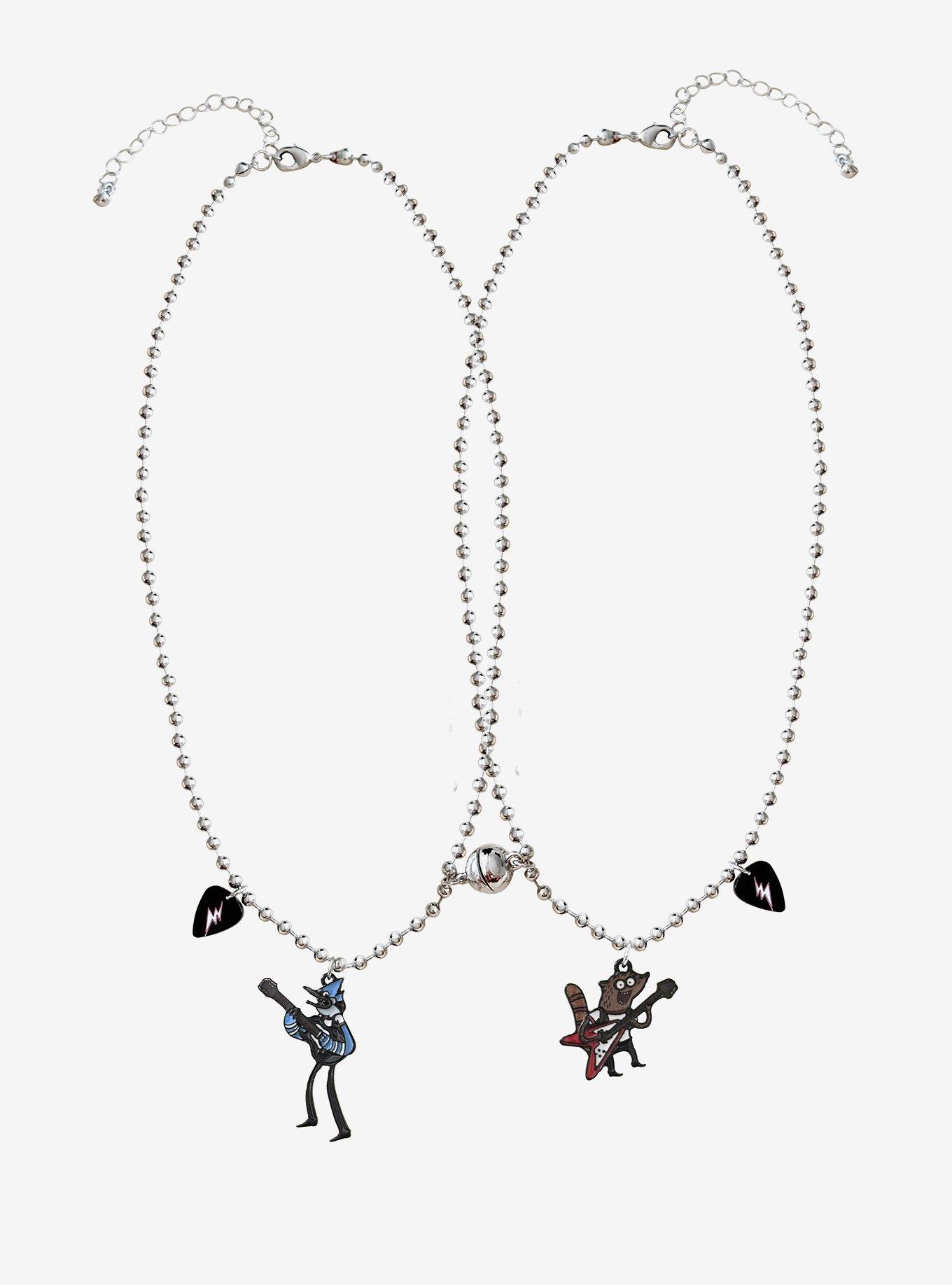 Regular Show Mordecai And The Rigbys Best Friend Necklace Set, , hi-res