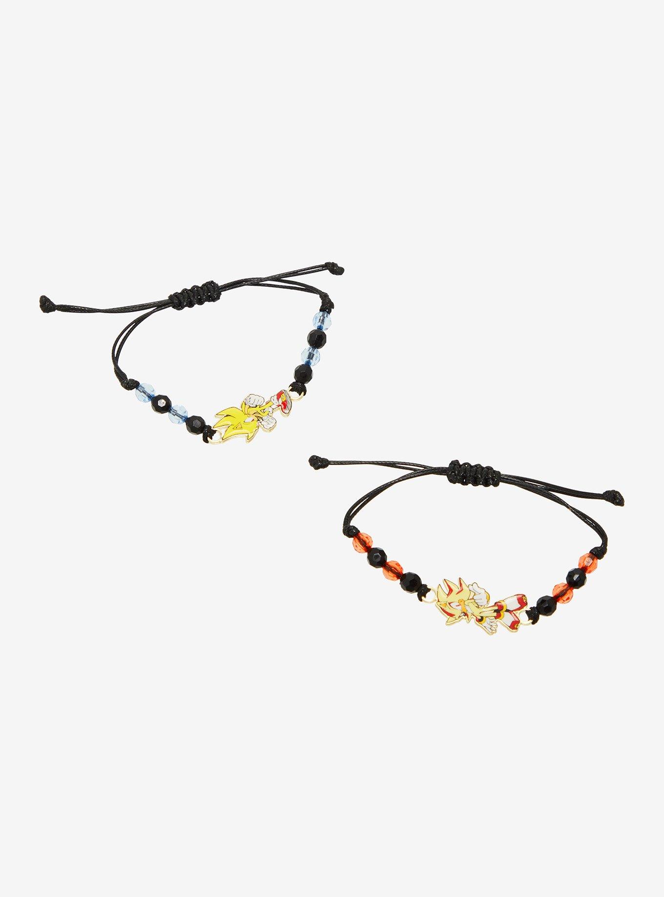 Sonic The Hedgehog Super Best Friend Cord Bracelet Set, , alternate