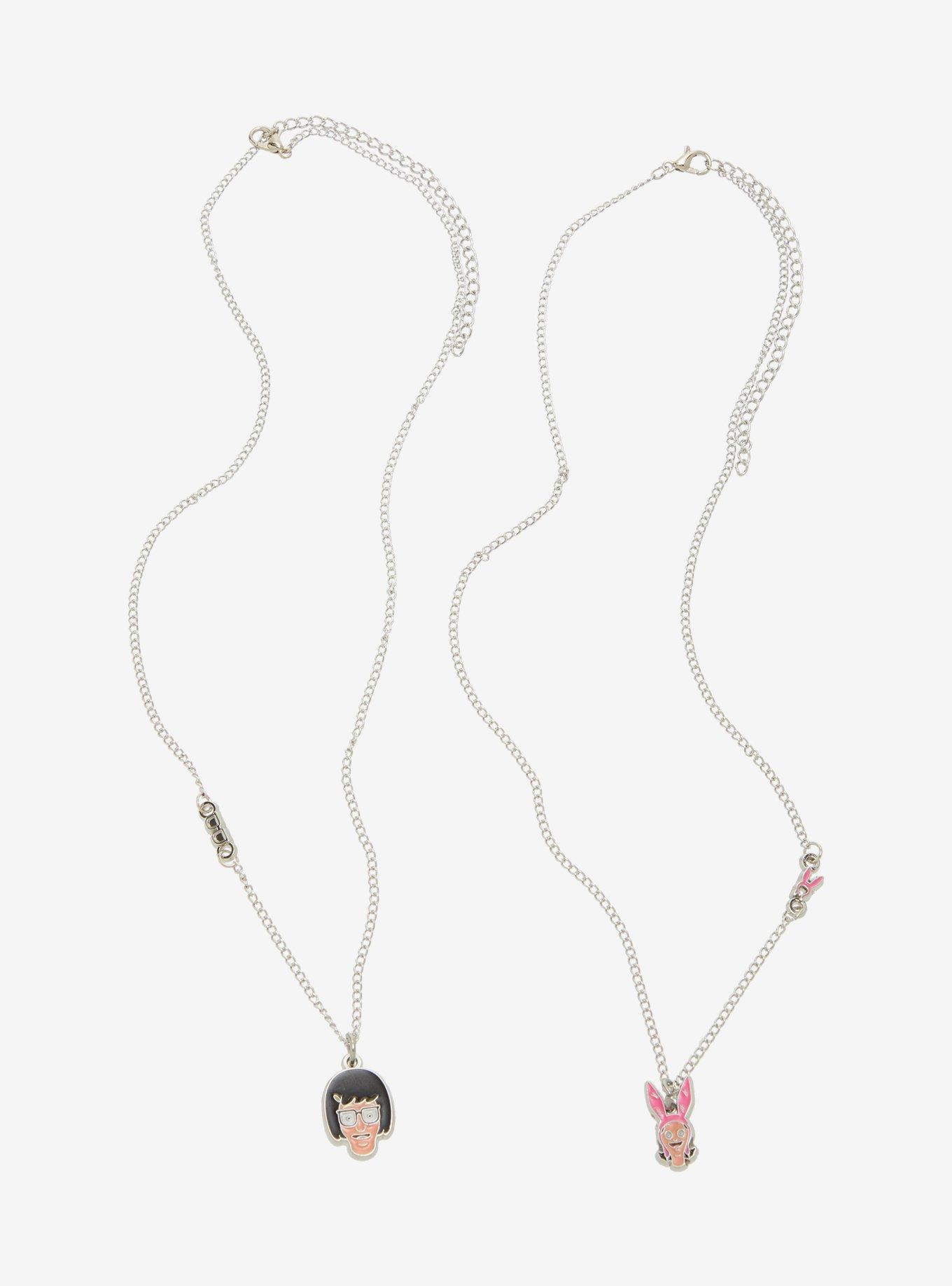 Bob's Burgers Tina & Louise Best Friend Necklace Set, , hi-res