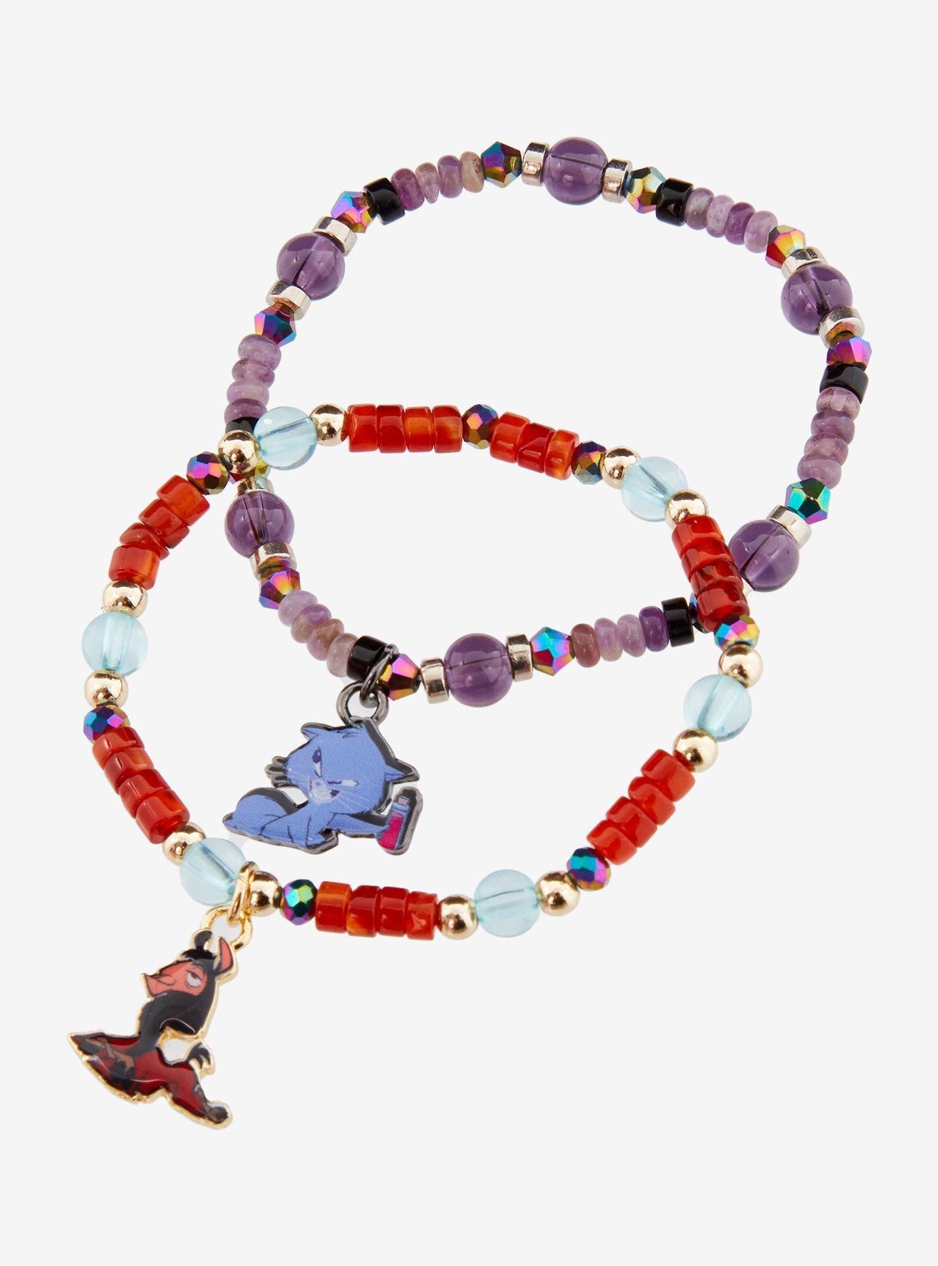 Disney The Emperor's New Groove Kuzco & Yzma Best Friend Bead Bracelet Set, , alternate