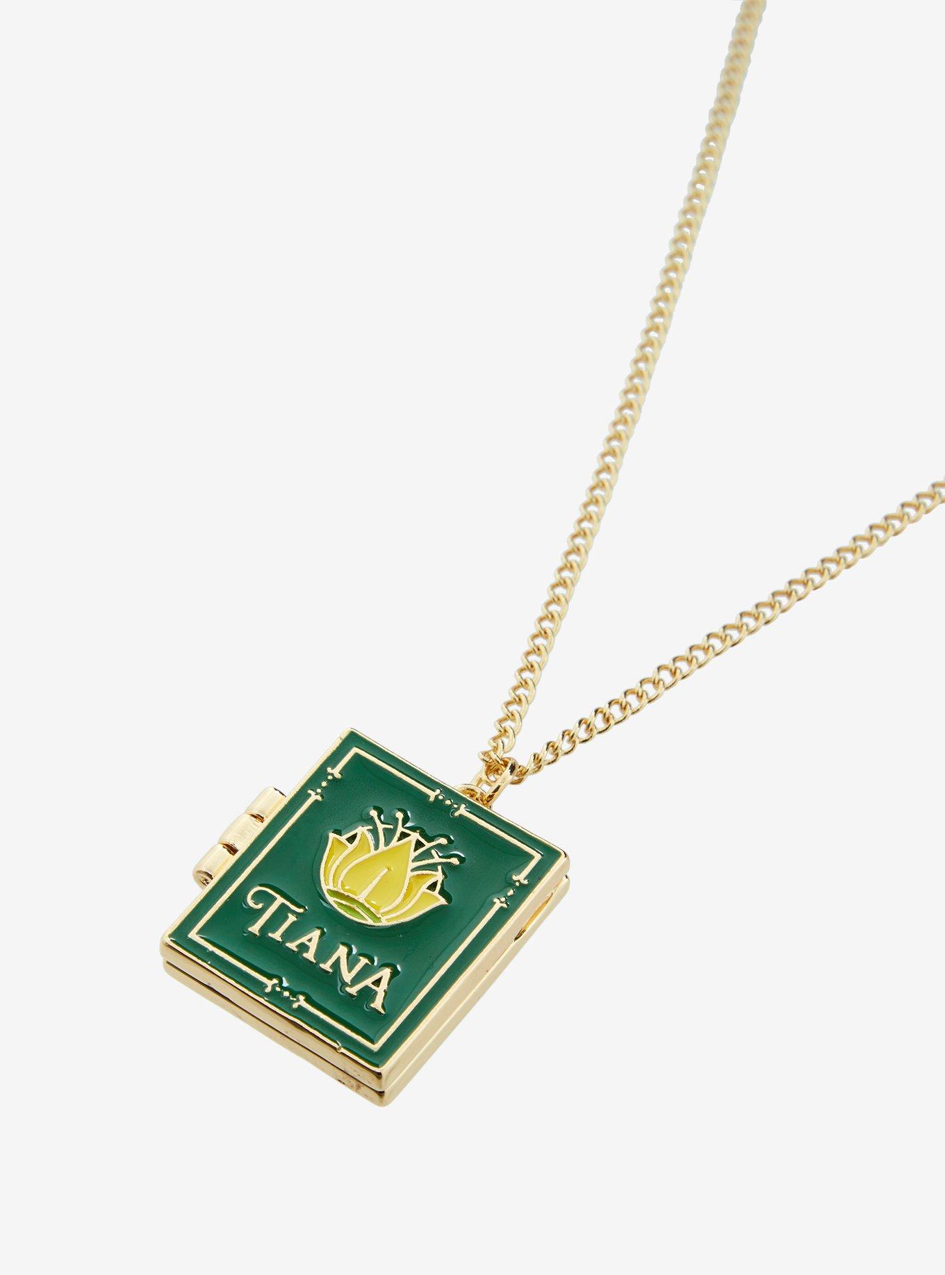 Disney The Princess And The Frog Storybook Locket Necklace, , alternate