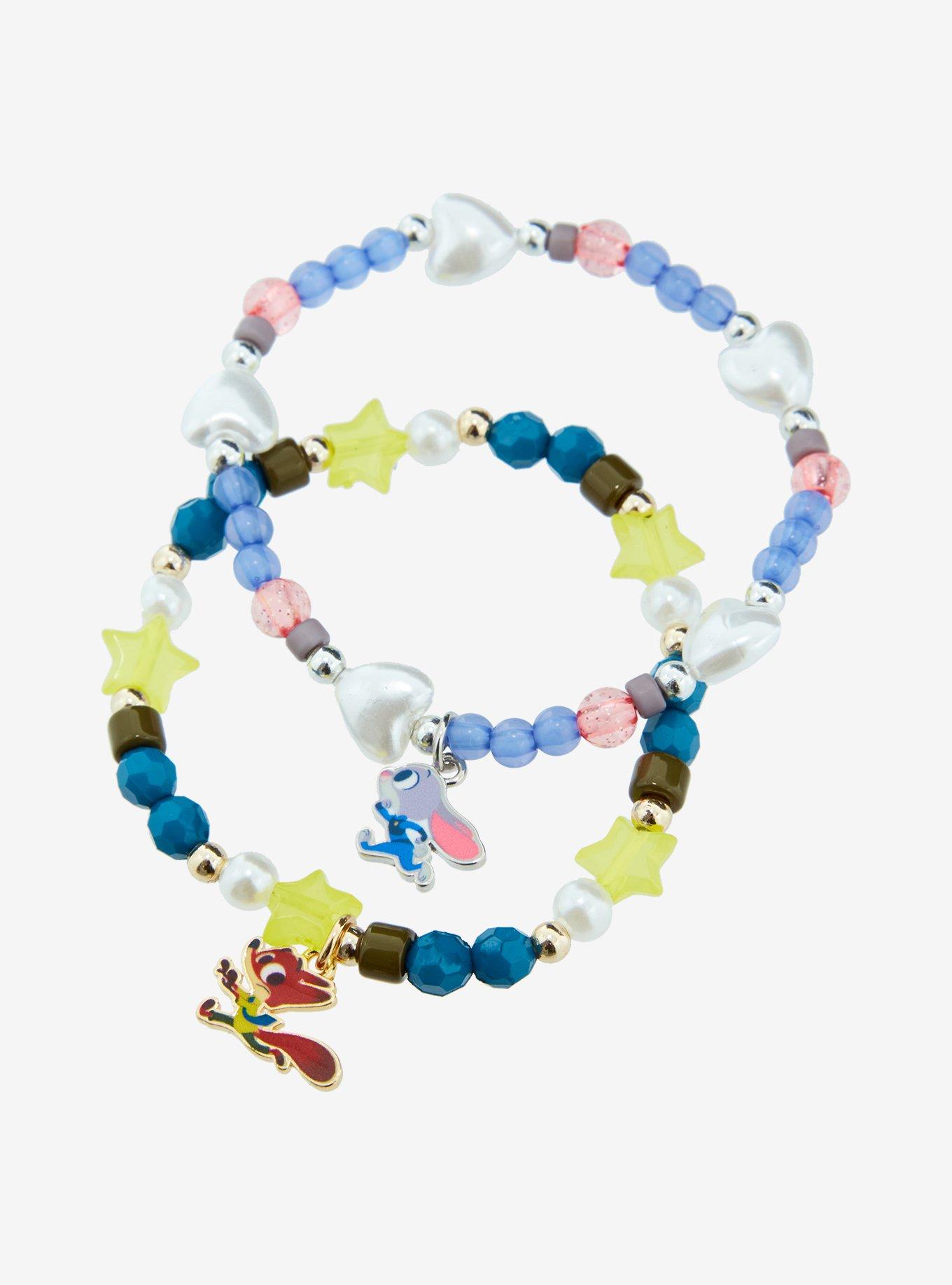 Disney Zootopia Nick & Judy Best Friend Bead Bracelet Set, , alternate