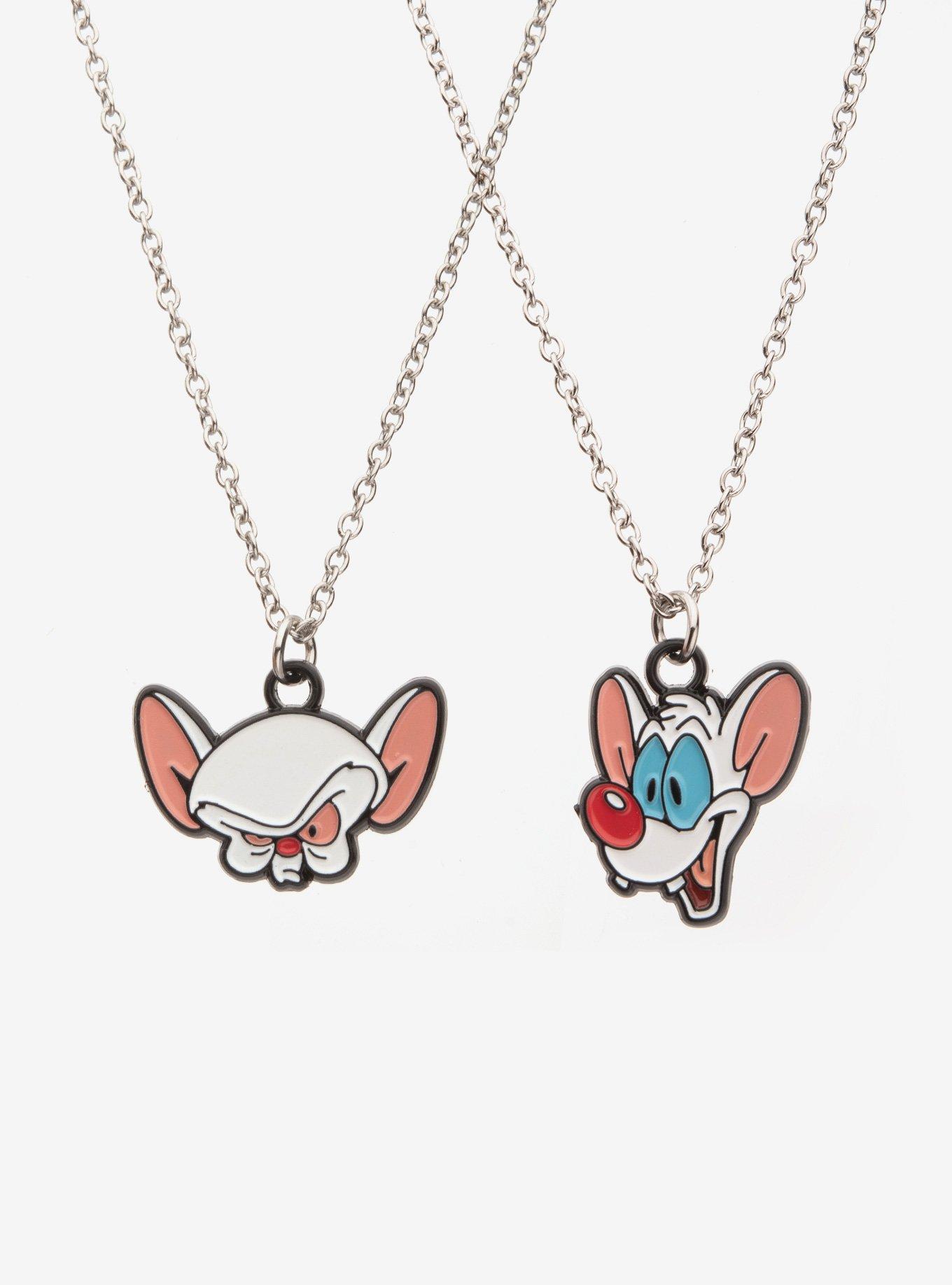 Animaniacs Pinky & The Brain Necklace Set, , hi-res