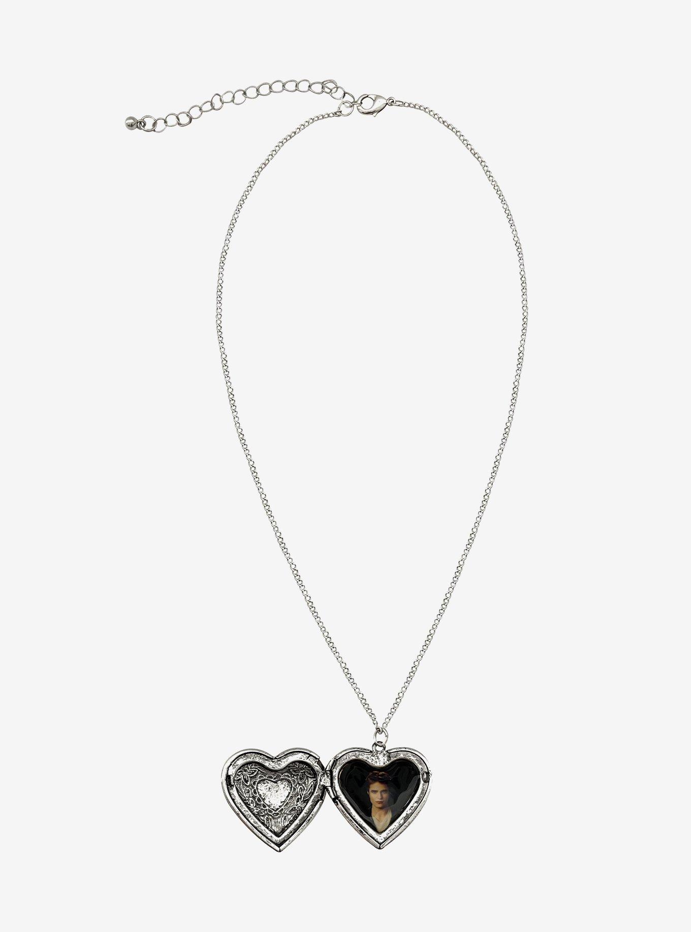 The Twilight Saga Edward & Jacob Locket Best Friend Necklace Set, , alternate