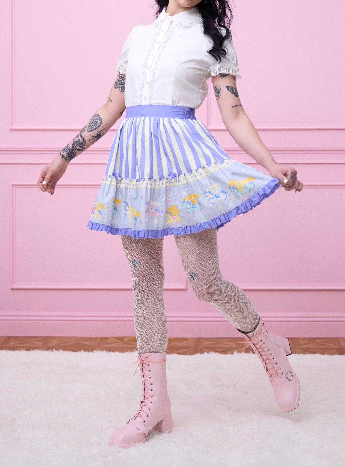 Cinnamoroll Carousel Tiered Skirt, , hi-res