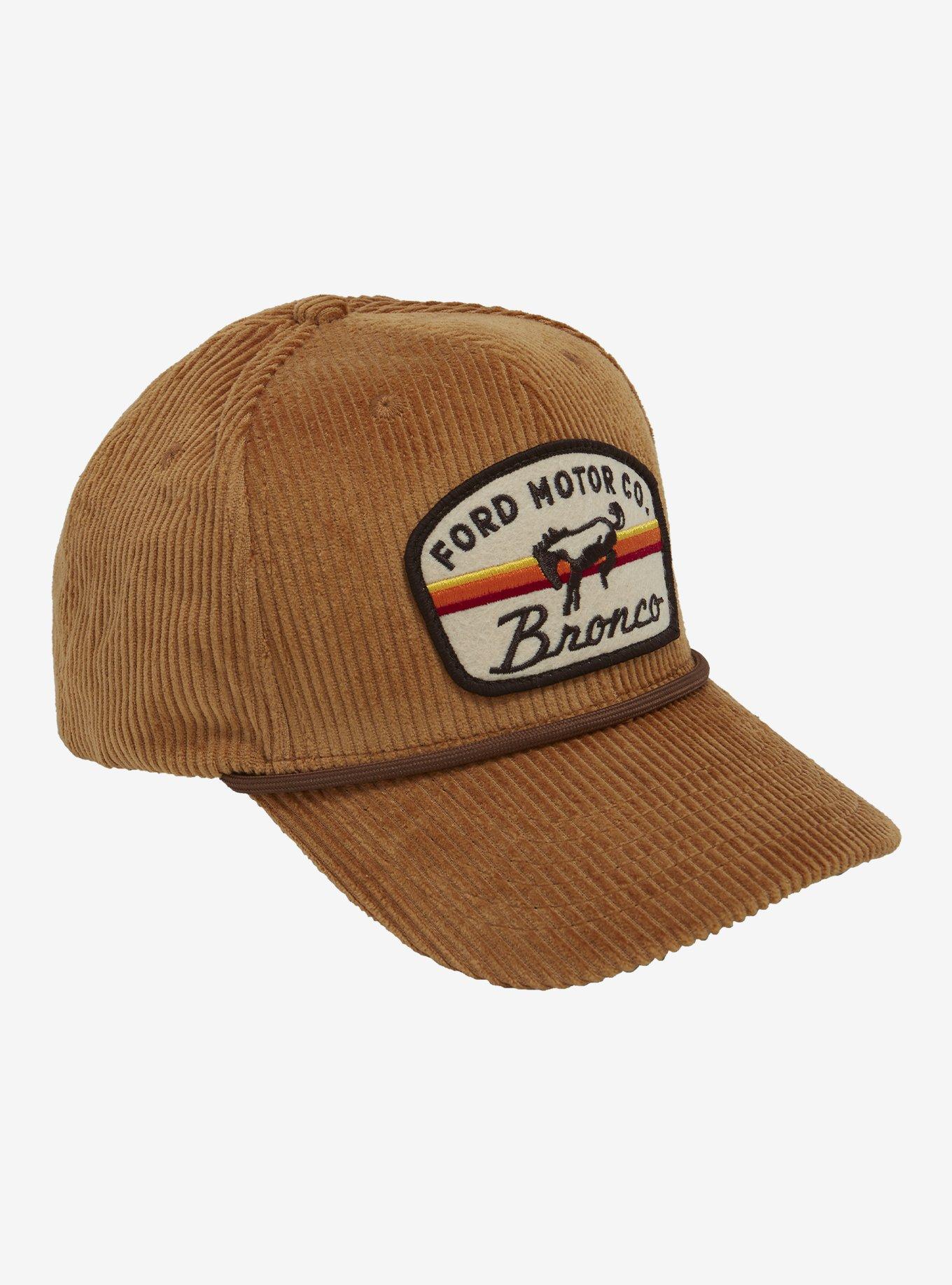 Ford Bronco Corduroy Snapback Hat, , hi-res