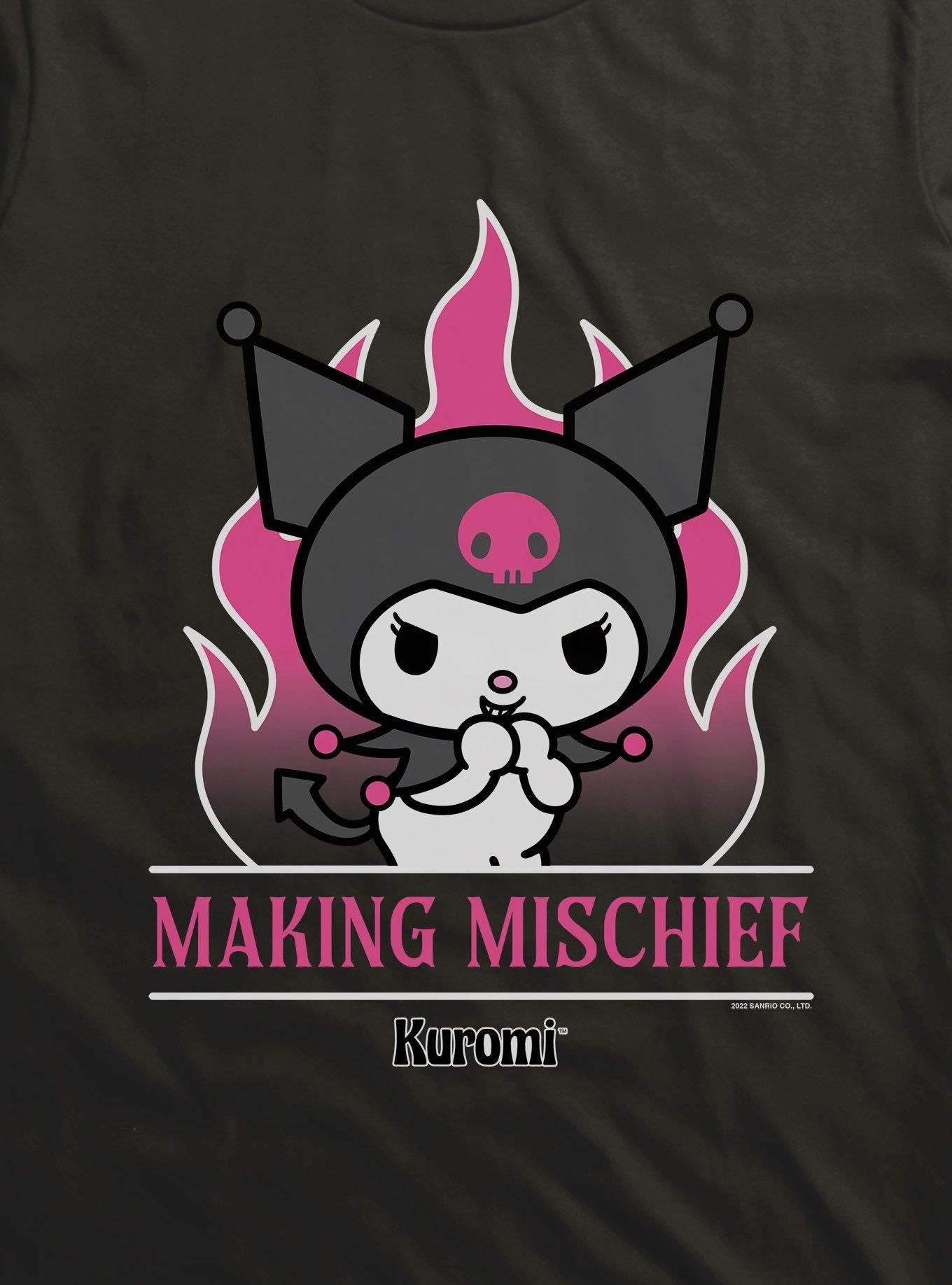 Kuromi Making Mischief T-Shirt, , hi-res