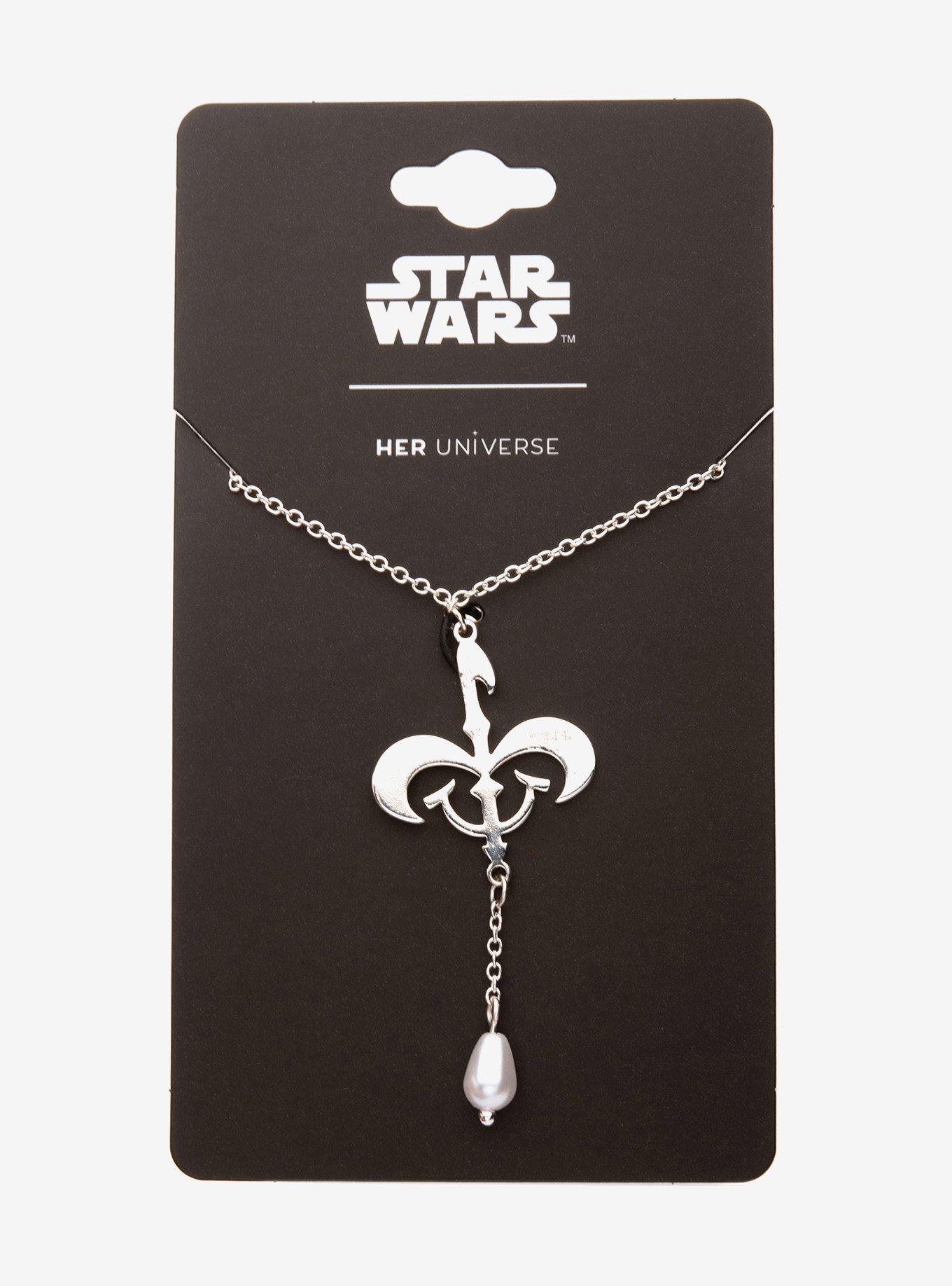 Her Universe Star Wars Naboo Pearl Drop Necklace Her Universe Exclusive, , alternate