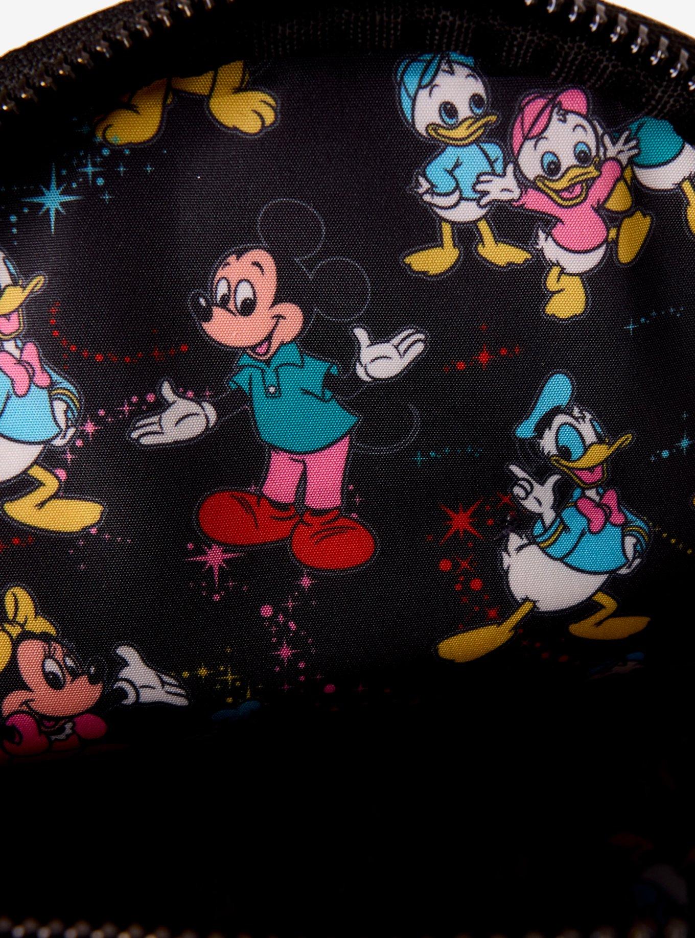 Loungefly Disney Mickey Mouse Corduroy Ears Mini Backpack Convertible Crossbody Bag, , alternate