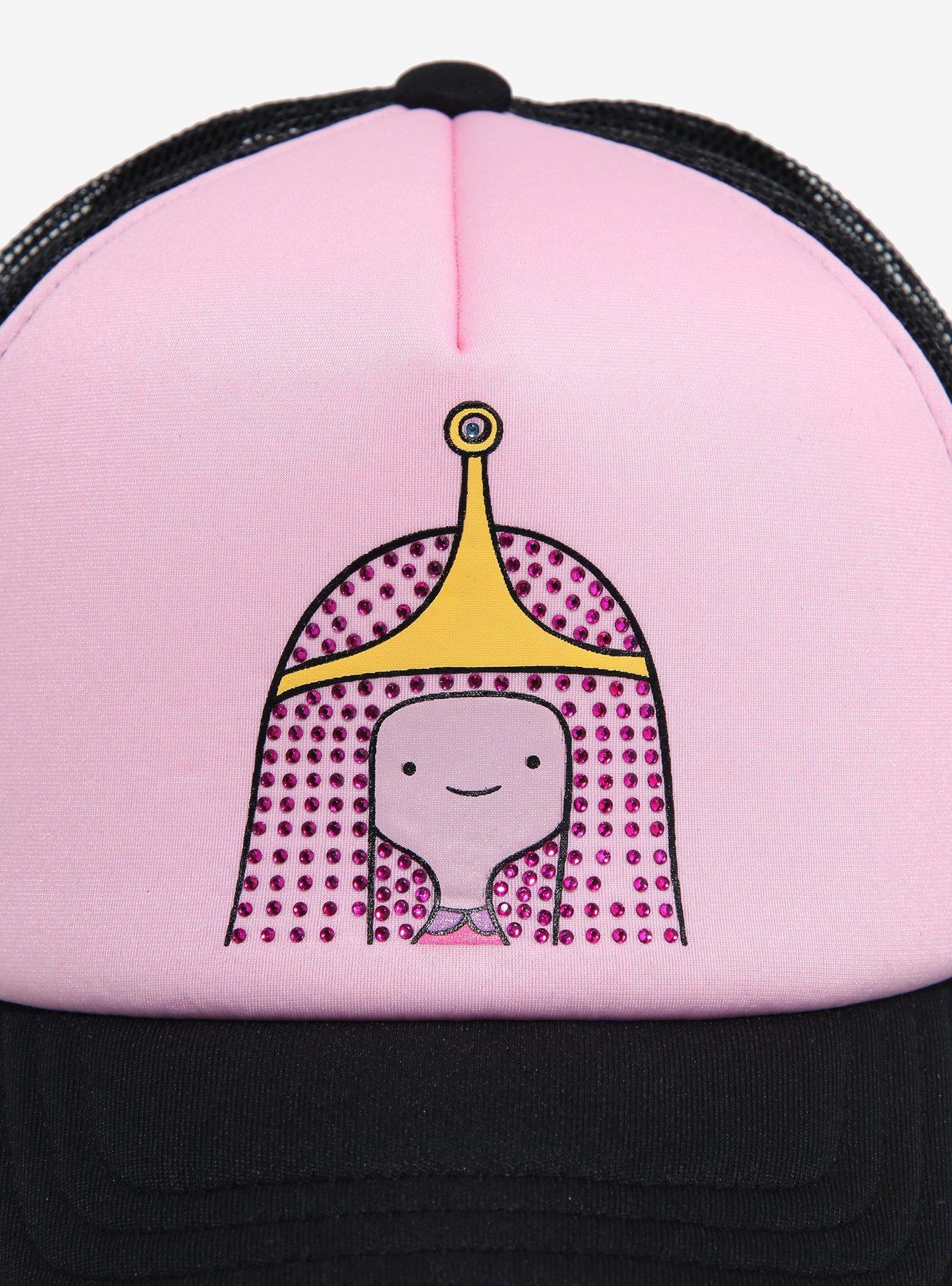 Adventure Time Princess Bubblegum Rhinestone Trucker Hat, , alternate