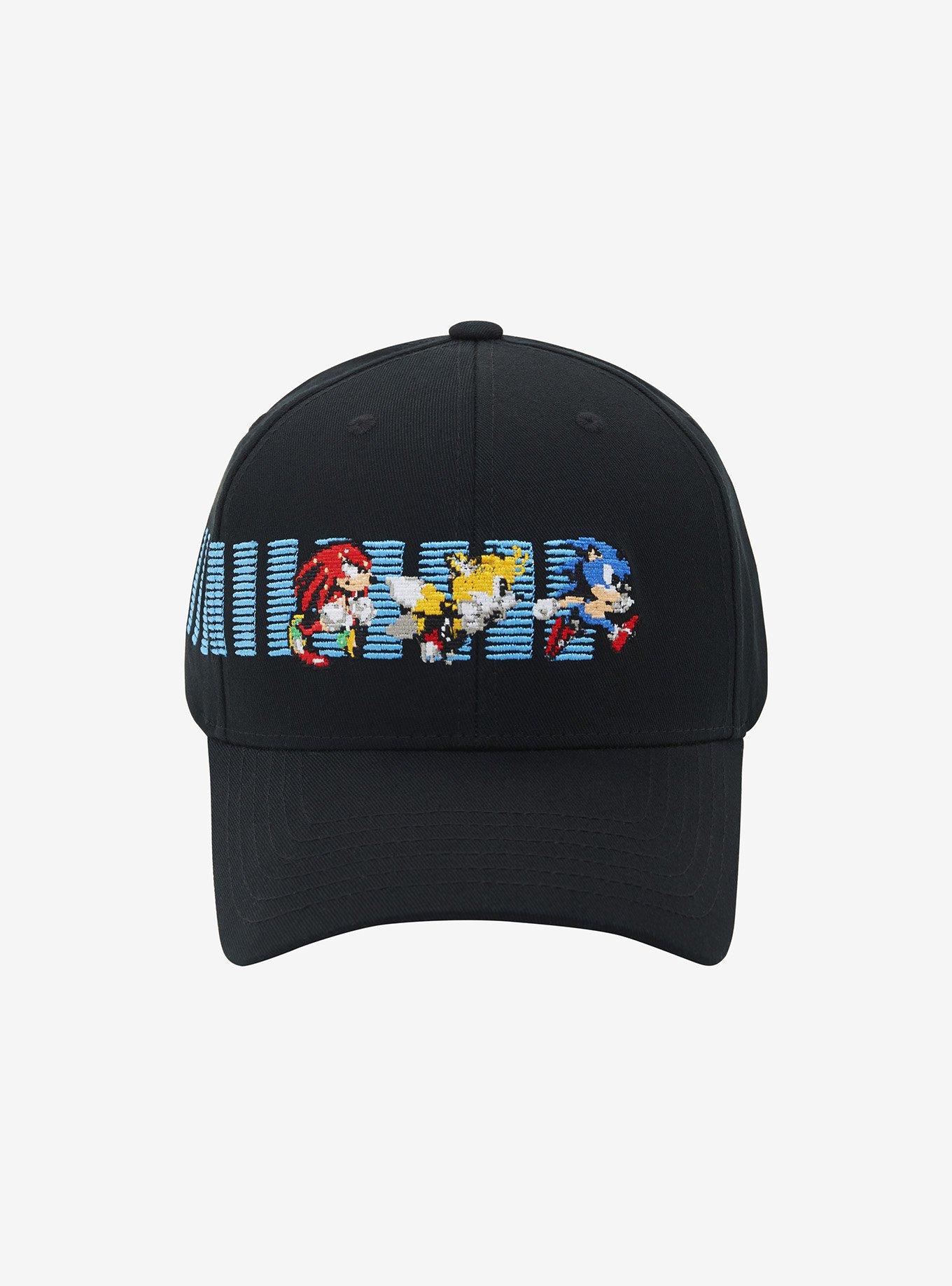 Sonic The Hedgehog Trio Running Dad Cap, , hi-res