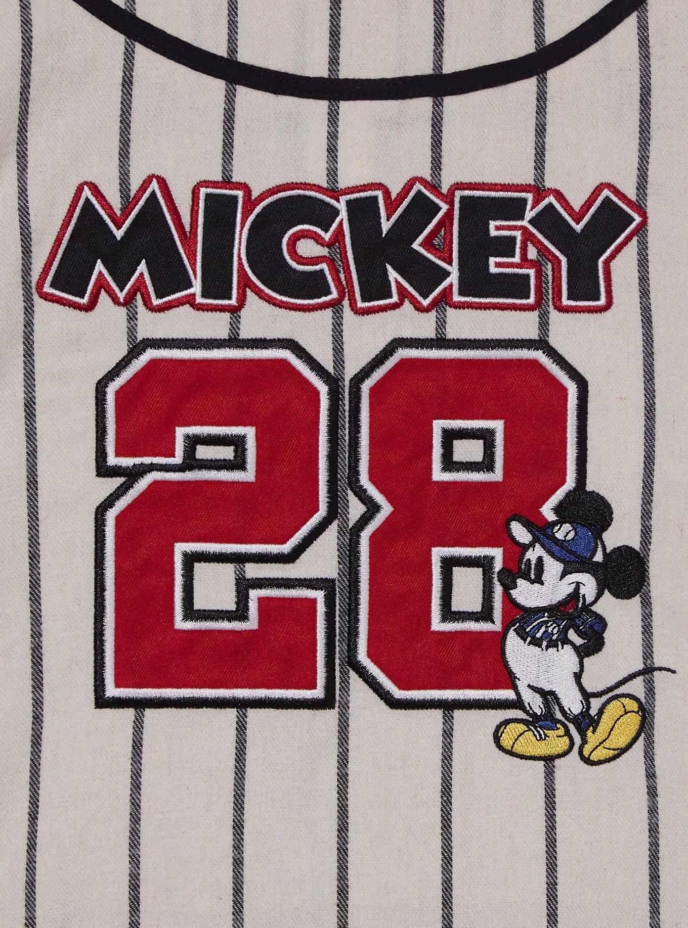 Disney Mickey Mouse Striped Toddler Baseball Jersey