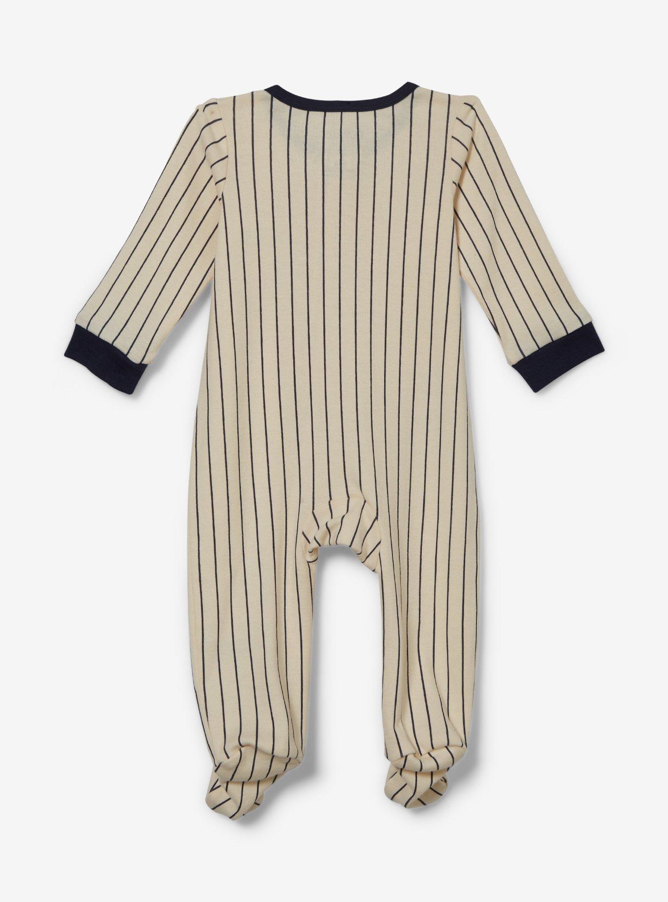 Peanuts Baseball Striped Infant One-Piece, , hi-res