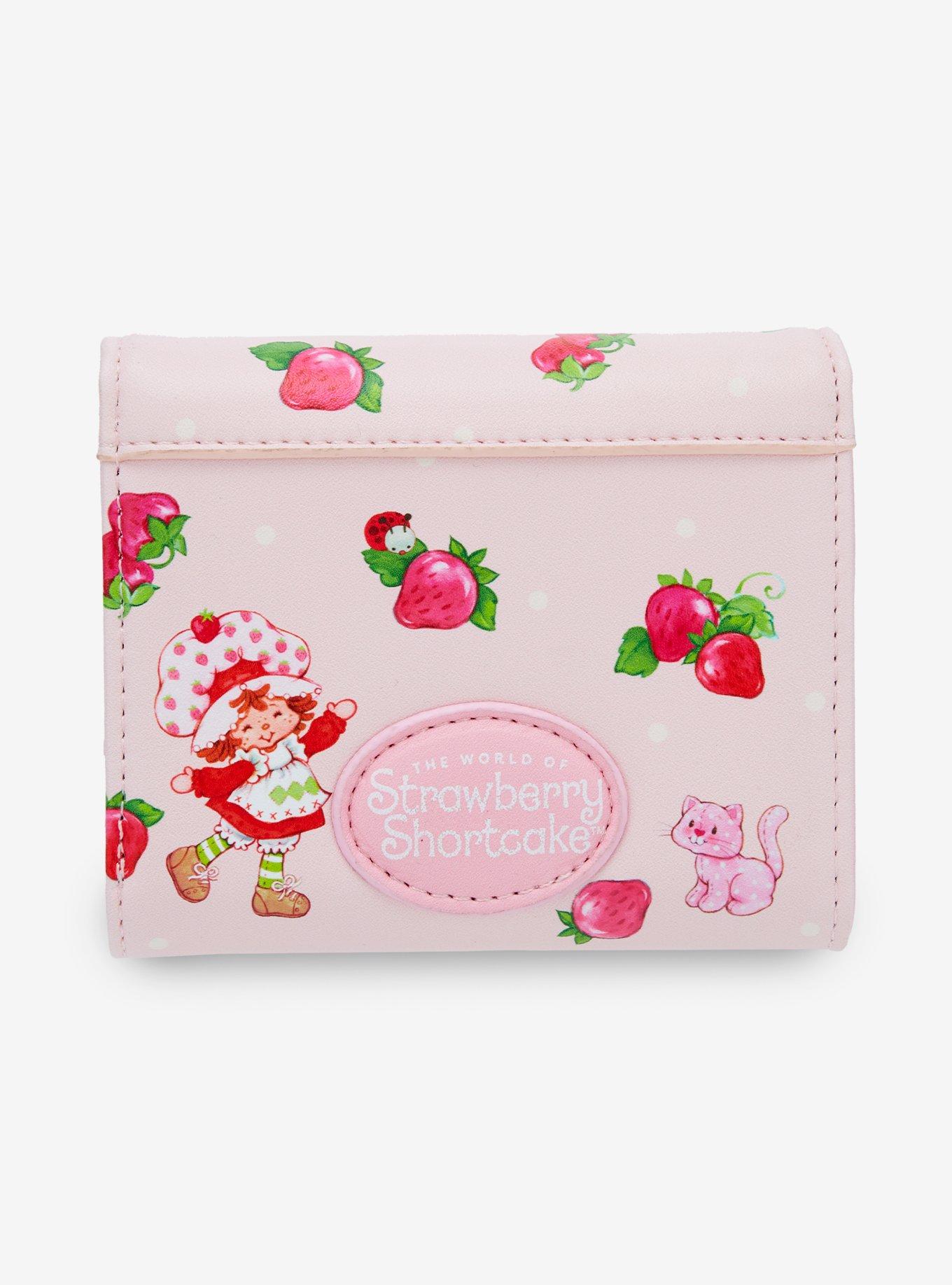 Strawberry Shortcake Strawberries Lace-Up Mini Flap Wallet, , alternate