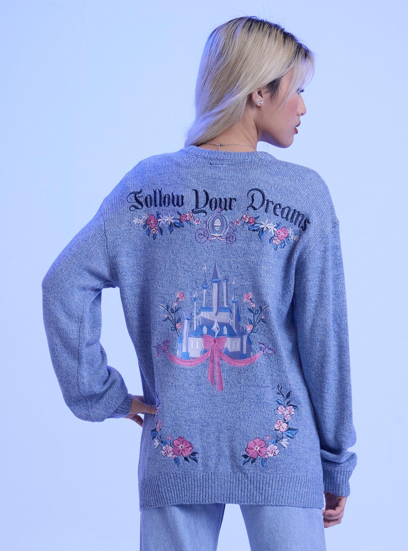 Her Universe Disney Cinderella Embroidered Girls Cardigan, MULTI, alternate