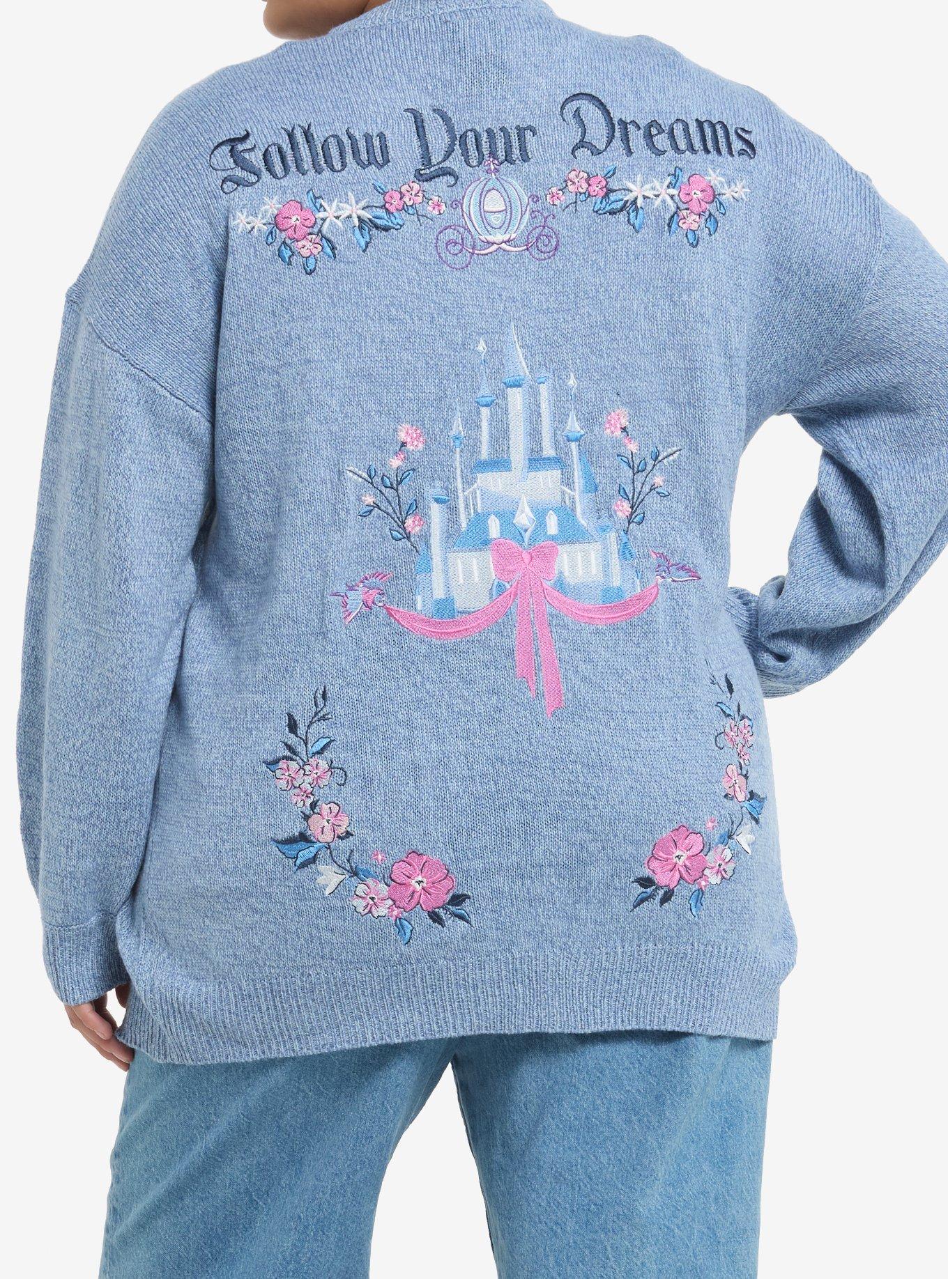 Her Universe Disney Cinderella Embroidered Girls Cardigan Plus Size, , hi-res