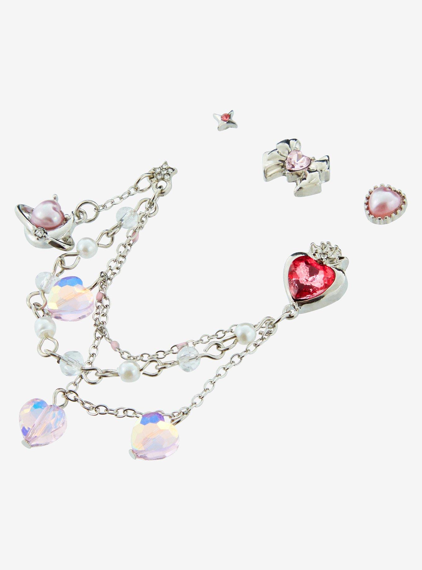 Sailor Moon Silver Earring Set — BoxLunch Exclusive, , alternate