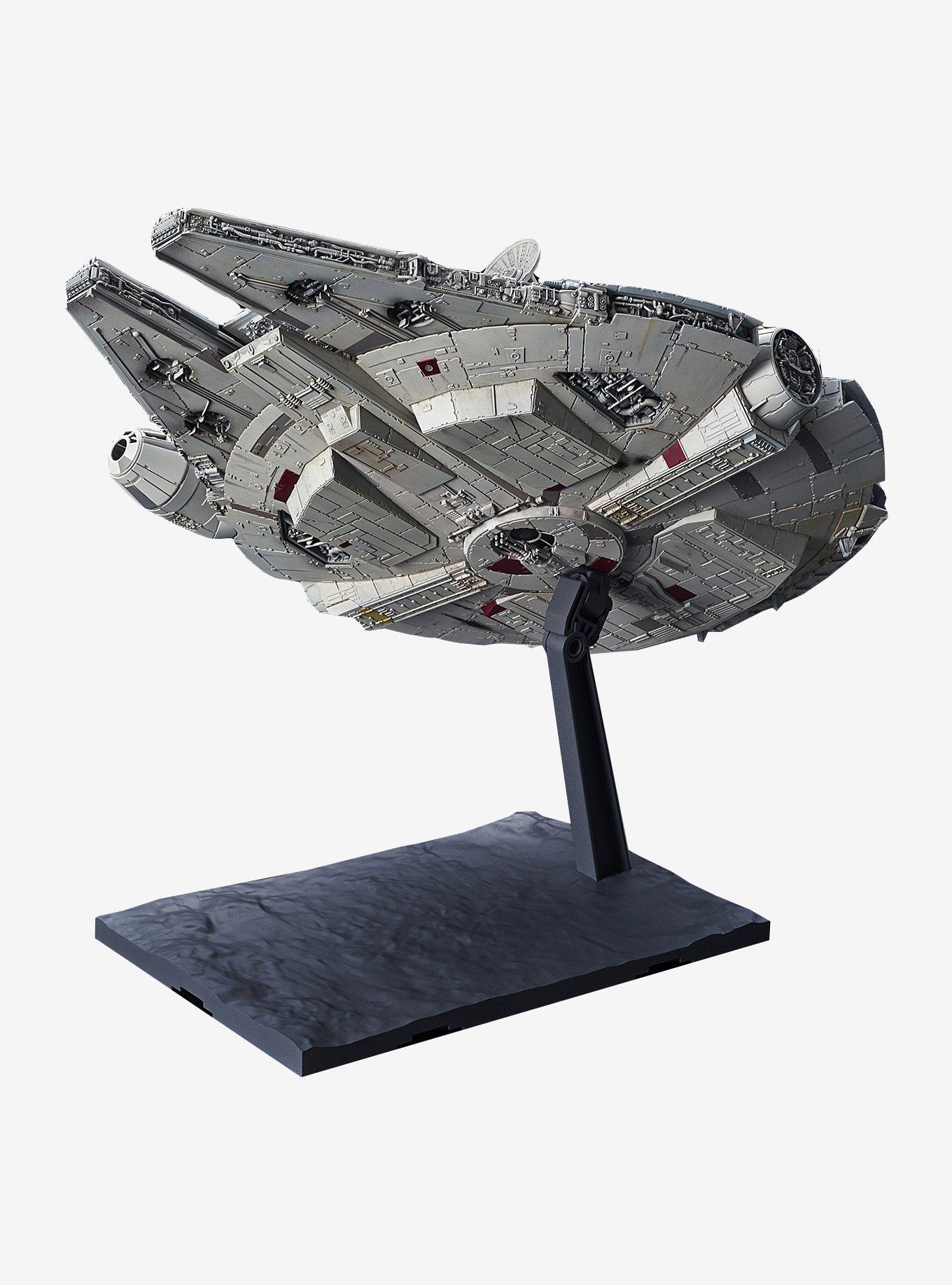 Bandai Spirits Star Wars: The Last Jedi Millennium Falcon 1/144 Scale Model Kit, , alternate