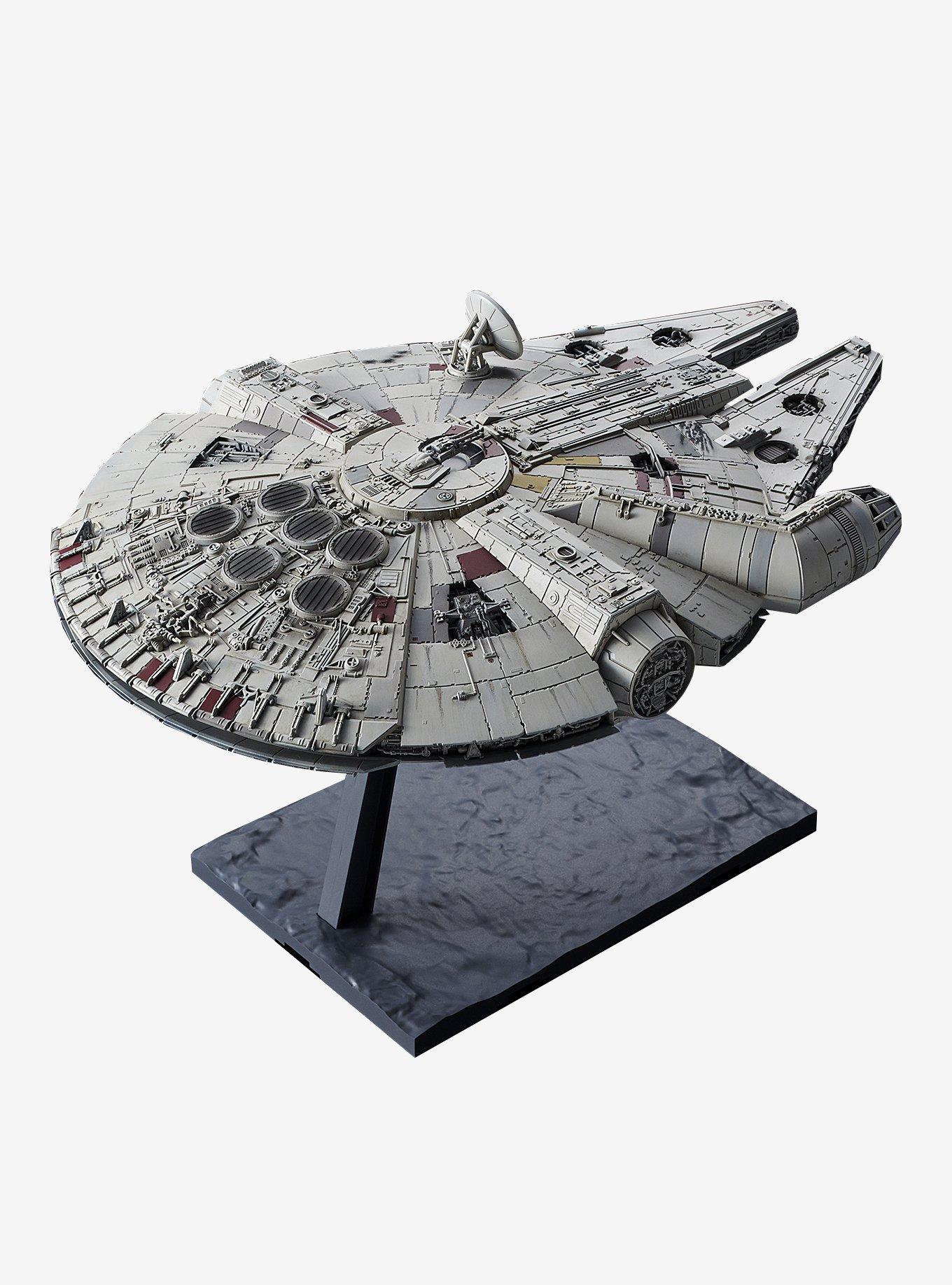 Bandai Spirits Star Wars: The Last Jedi Millennium Falcon 1/144 Scale Model Kit, , alternate