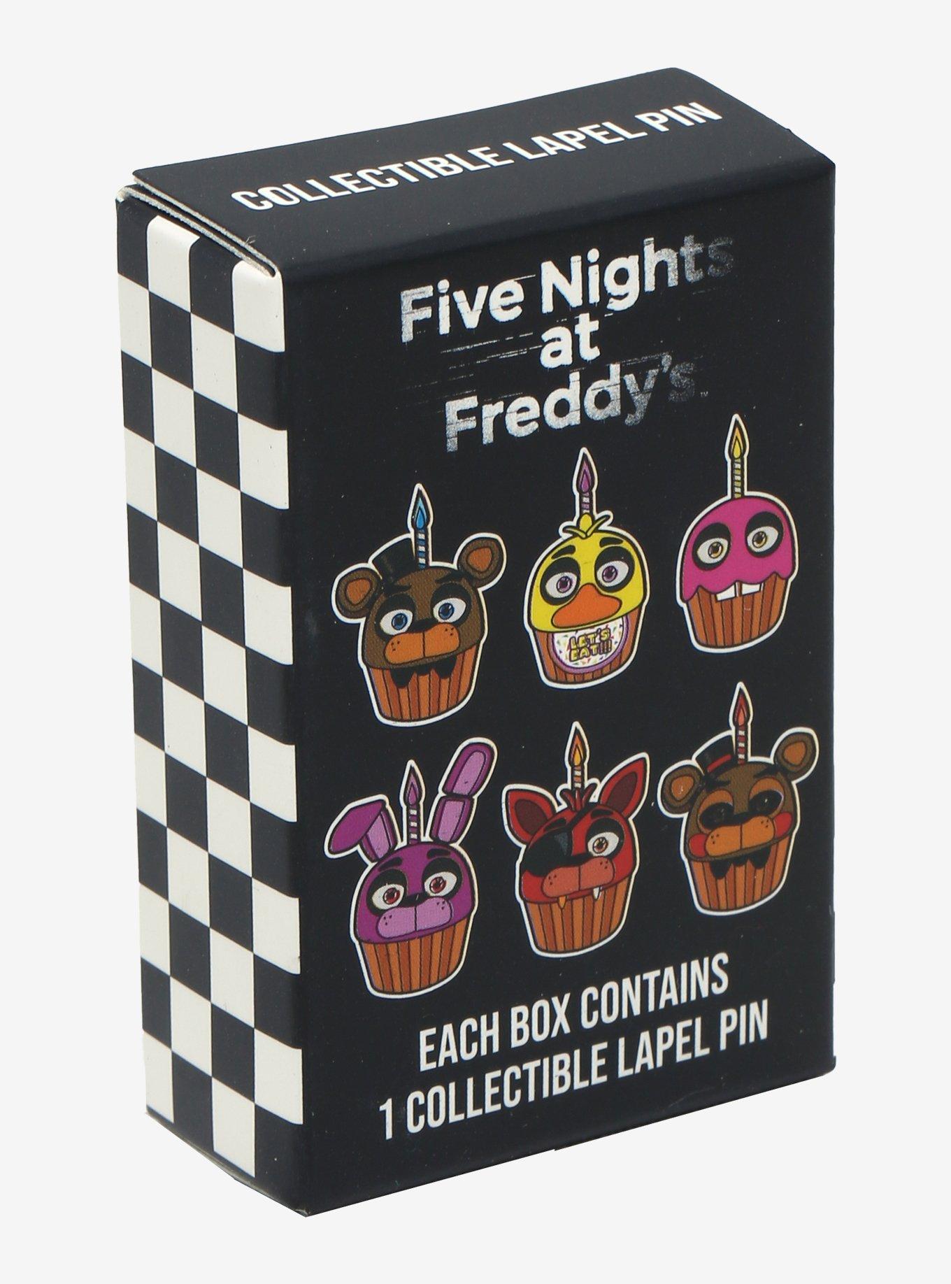 Five Nights at Freddy's Character Cupcakes Blind Box Enamel Pin, , hi-res