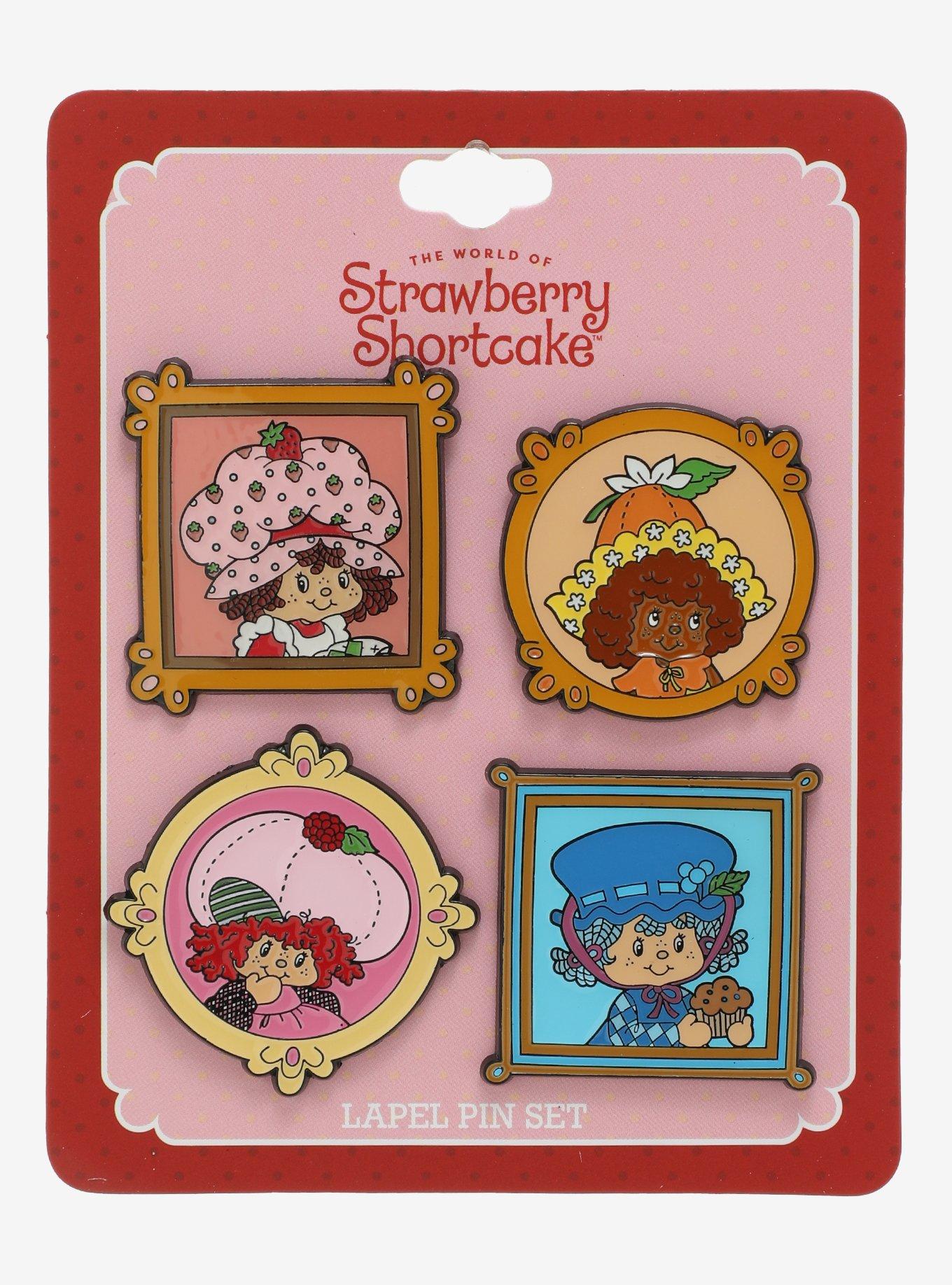 Strawberry Shortcake Characters Frame Enamel Pin Set, , hi-res