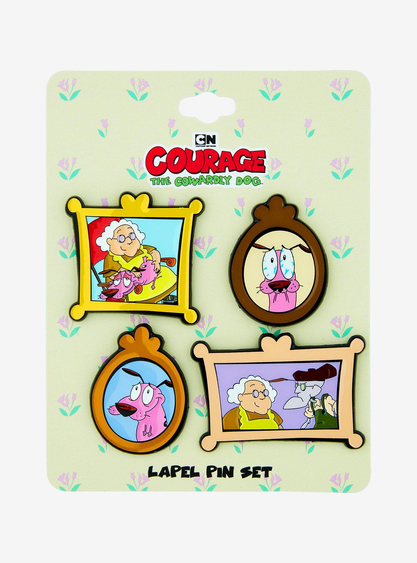 Courage the Cowardly Dog Portraits Enamel Pin Set, , hi-res