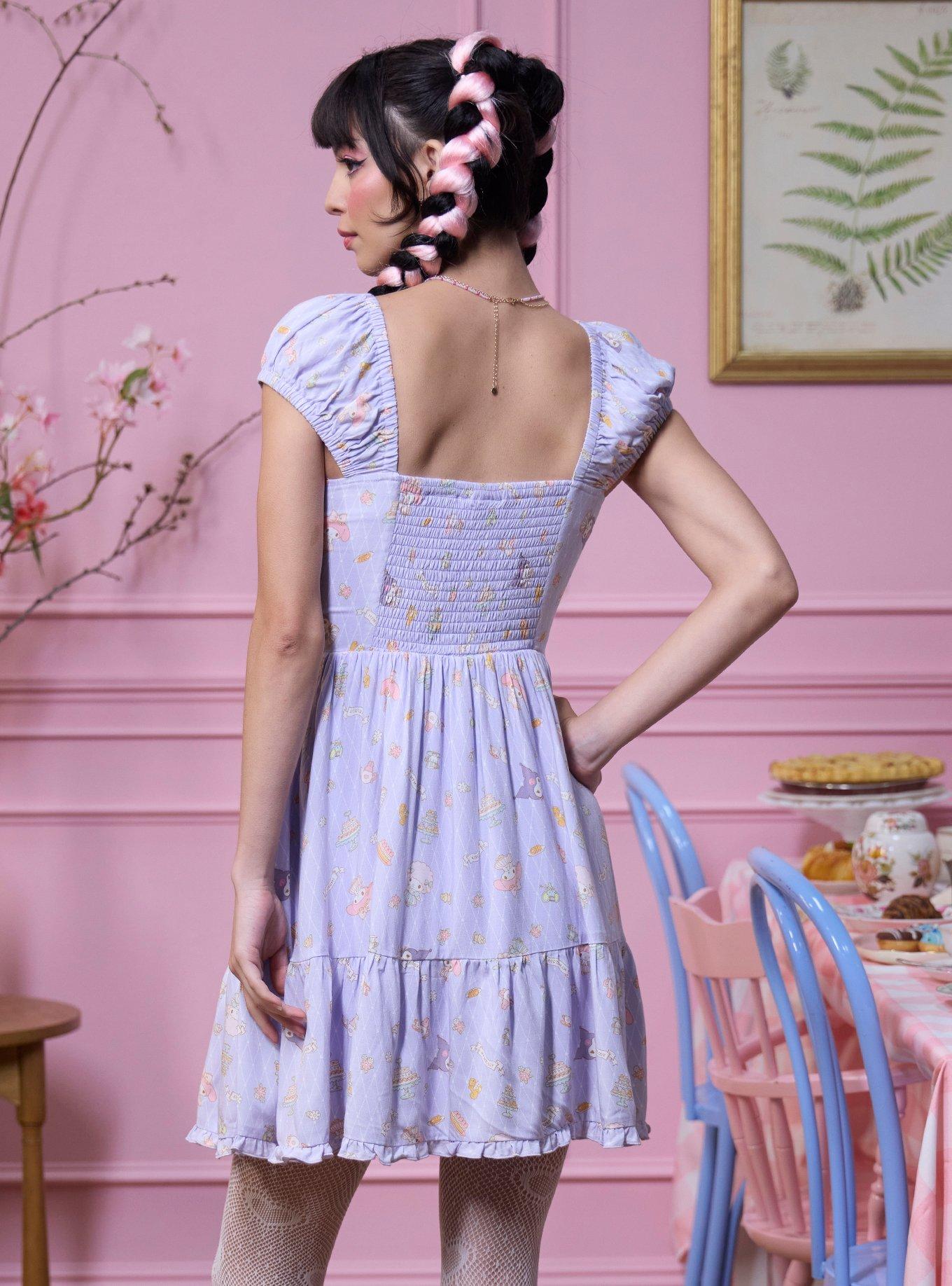 My Melody Kuromi My Sweet Piano Tea Party Dress, , alternate