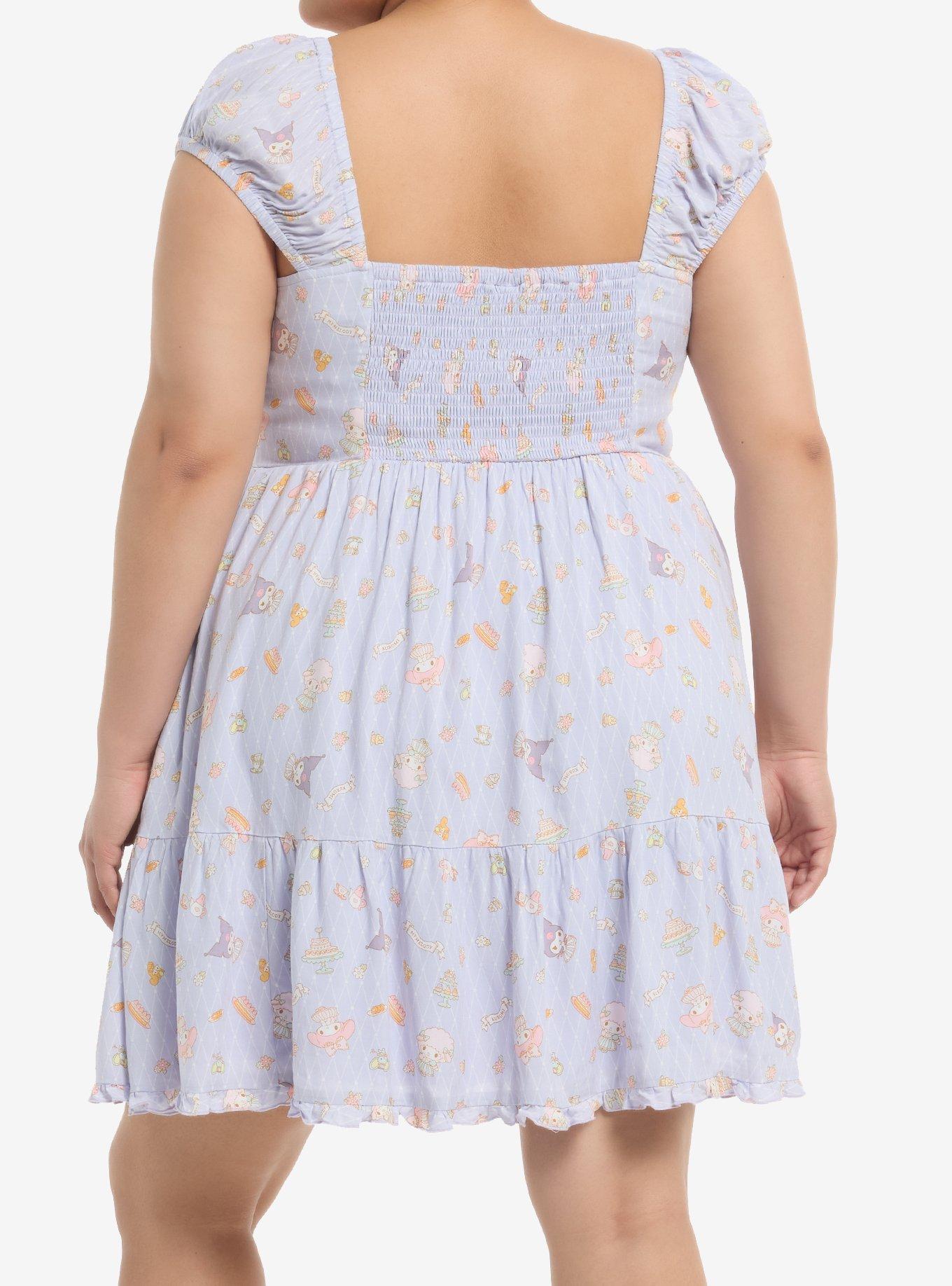 My Melody Kuromi My Sweet Piano Tea Party Dress Plus Size, , alternate