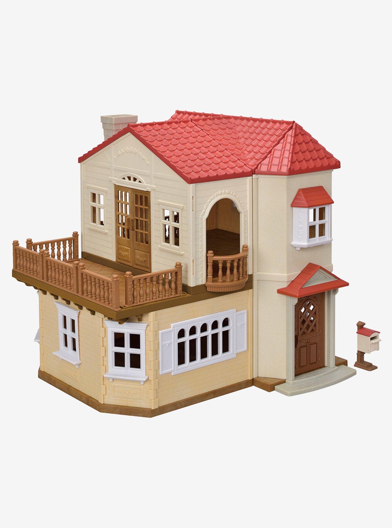 Calico Critters Red Roof Country Home Secret Attic Playroom Play Set, , alternate