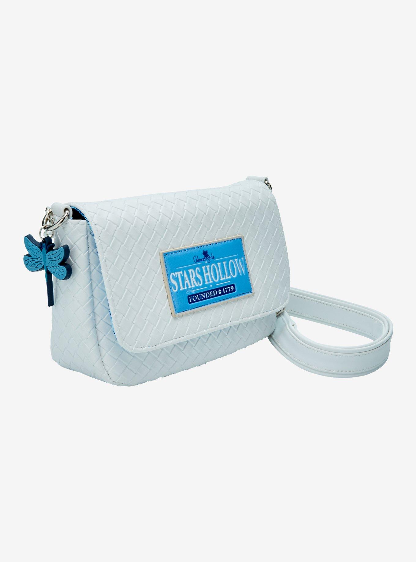 Gilmore Girls Stars Hollow Sign Woven Crossbody Bag — BoxLunch Exclusive, , hi-res