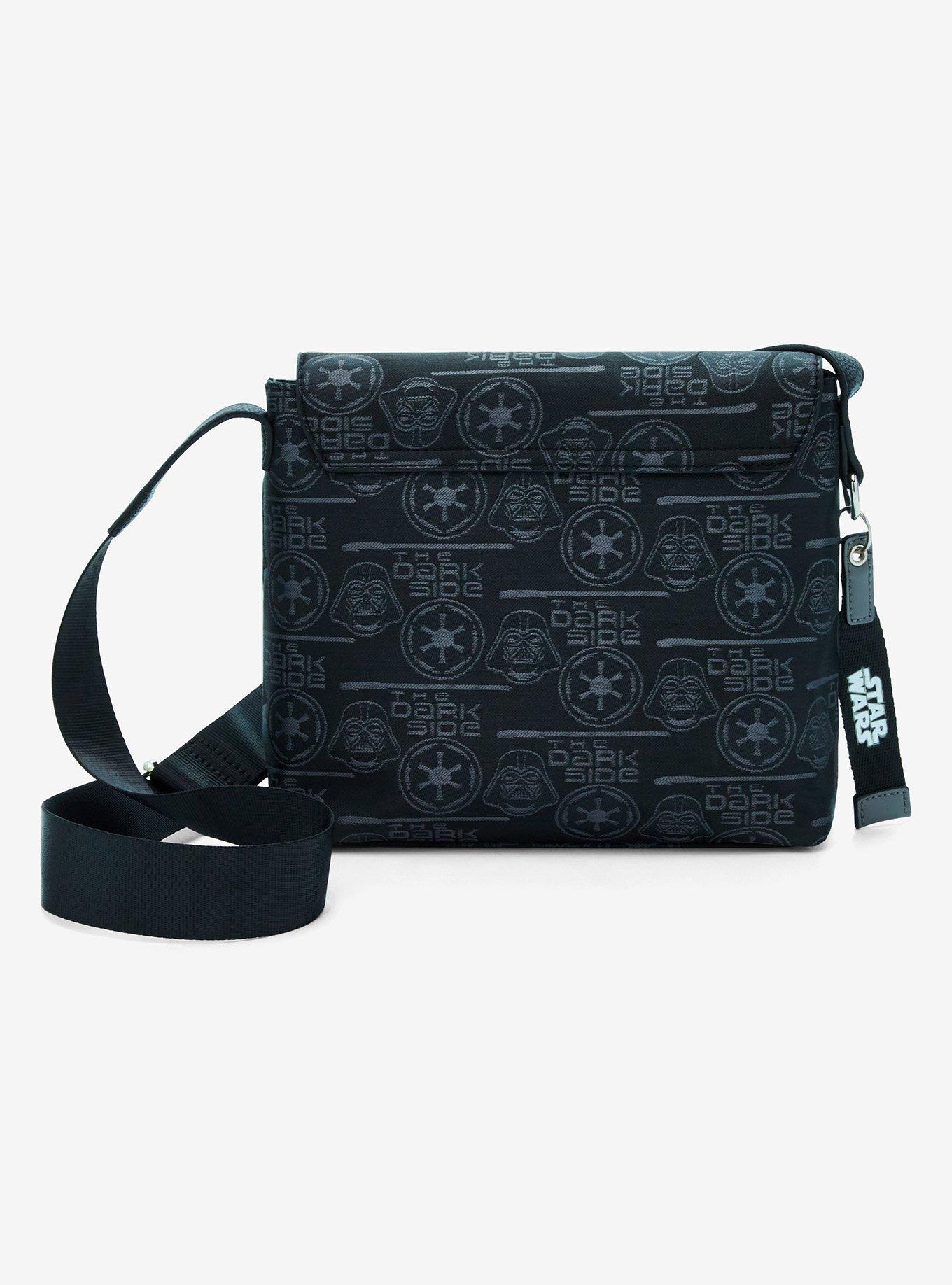 Star Wars Dark Side Messenger Crossbody Bag — BoxLunch Exclusive, , alternate