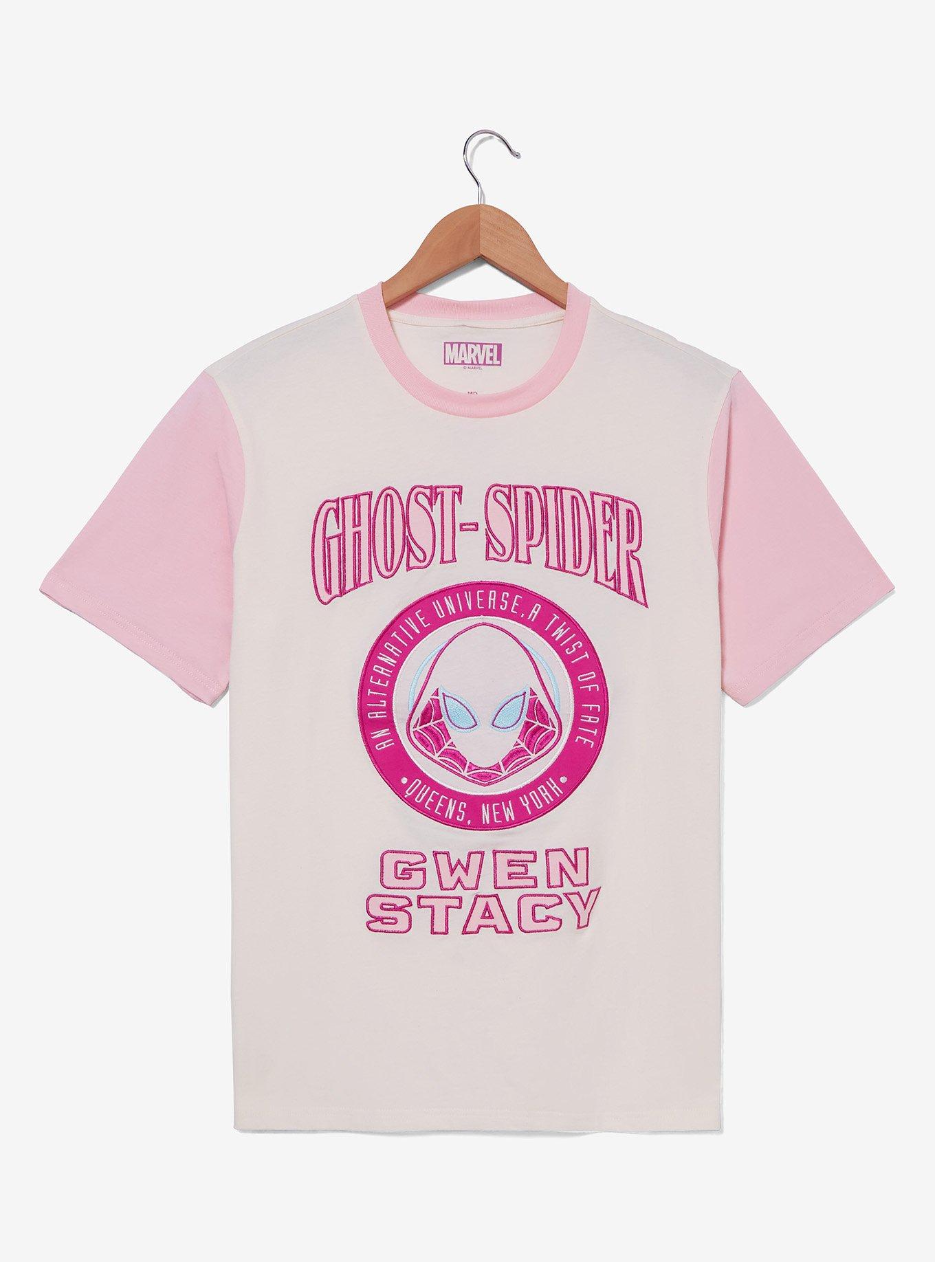 Marvel Spider-Man: Into the Spider-Verse Ghost-Spider Women's Color Block T-Shirt - BoxLunch Exclusive, , hi-res