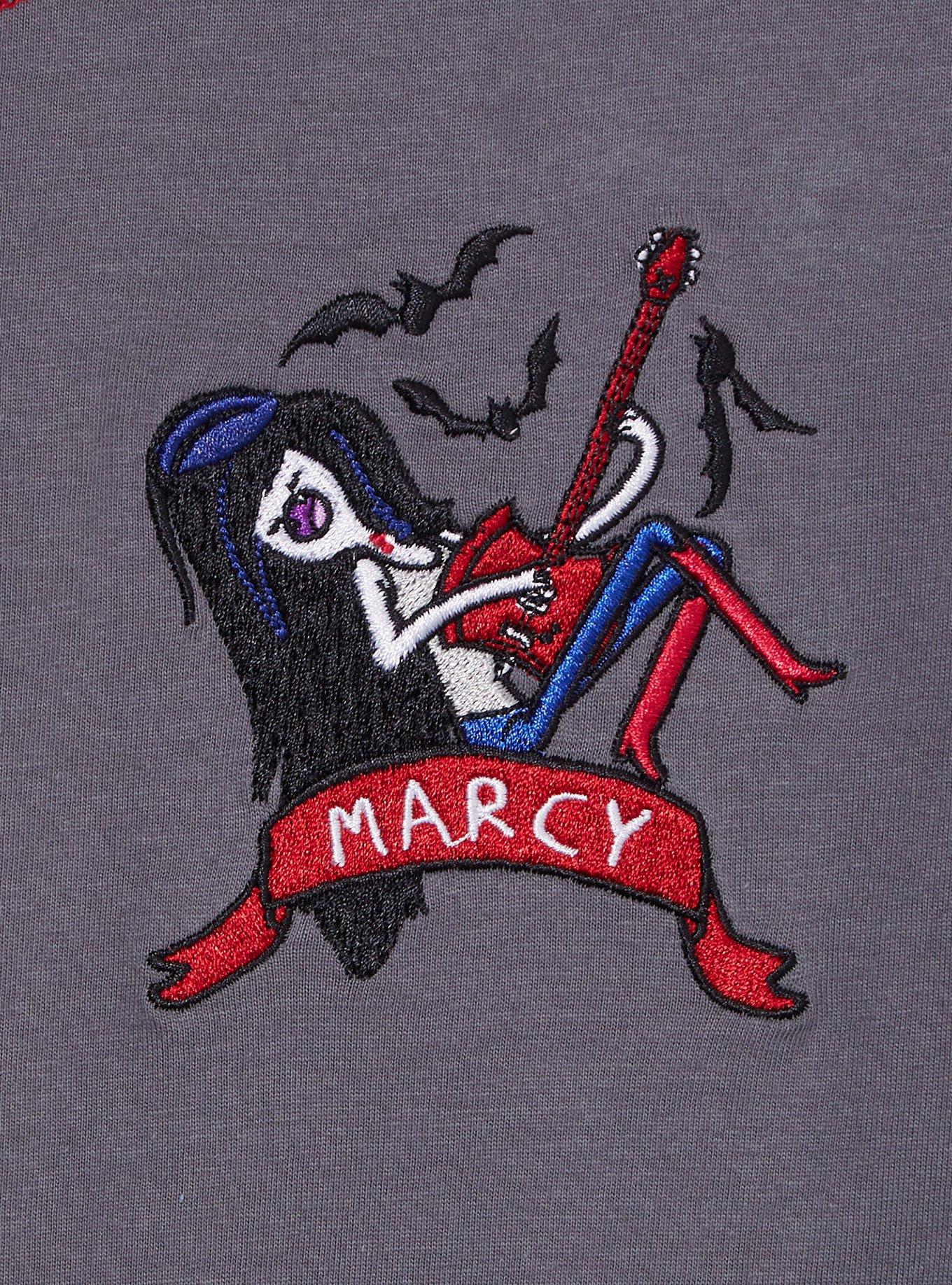 Adventure Time Marceline Split Color Cropped Women's T-Shirt - BoxLunch Exclusive, GREY, alternate