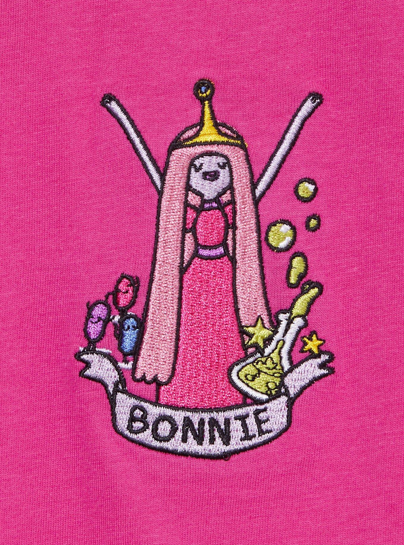 Adventure Time Princess Bubblegum Split Color Cropped Women's T-Shirt - BoxLunch Exclusive, LIGHT PINK, alternate