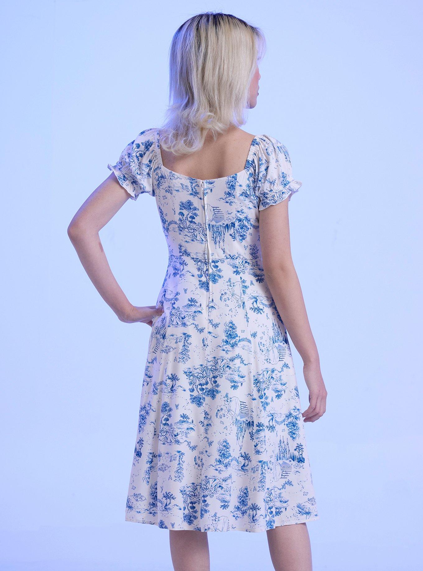 Her Universe Disney Cinderella Scenic Midi Dress, CREAM, alternate