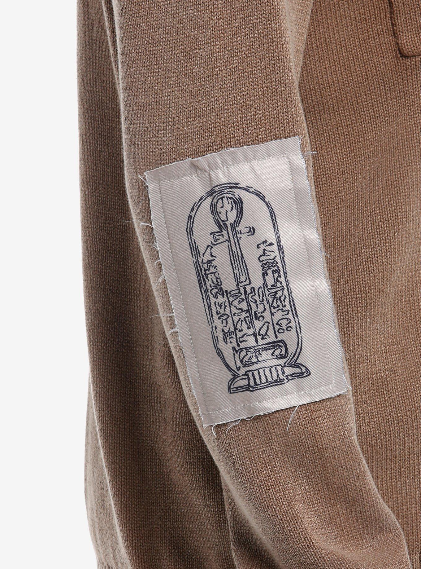 The Mummy Patches Collared Cardigan, BROWN, alternate