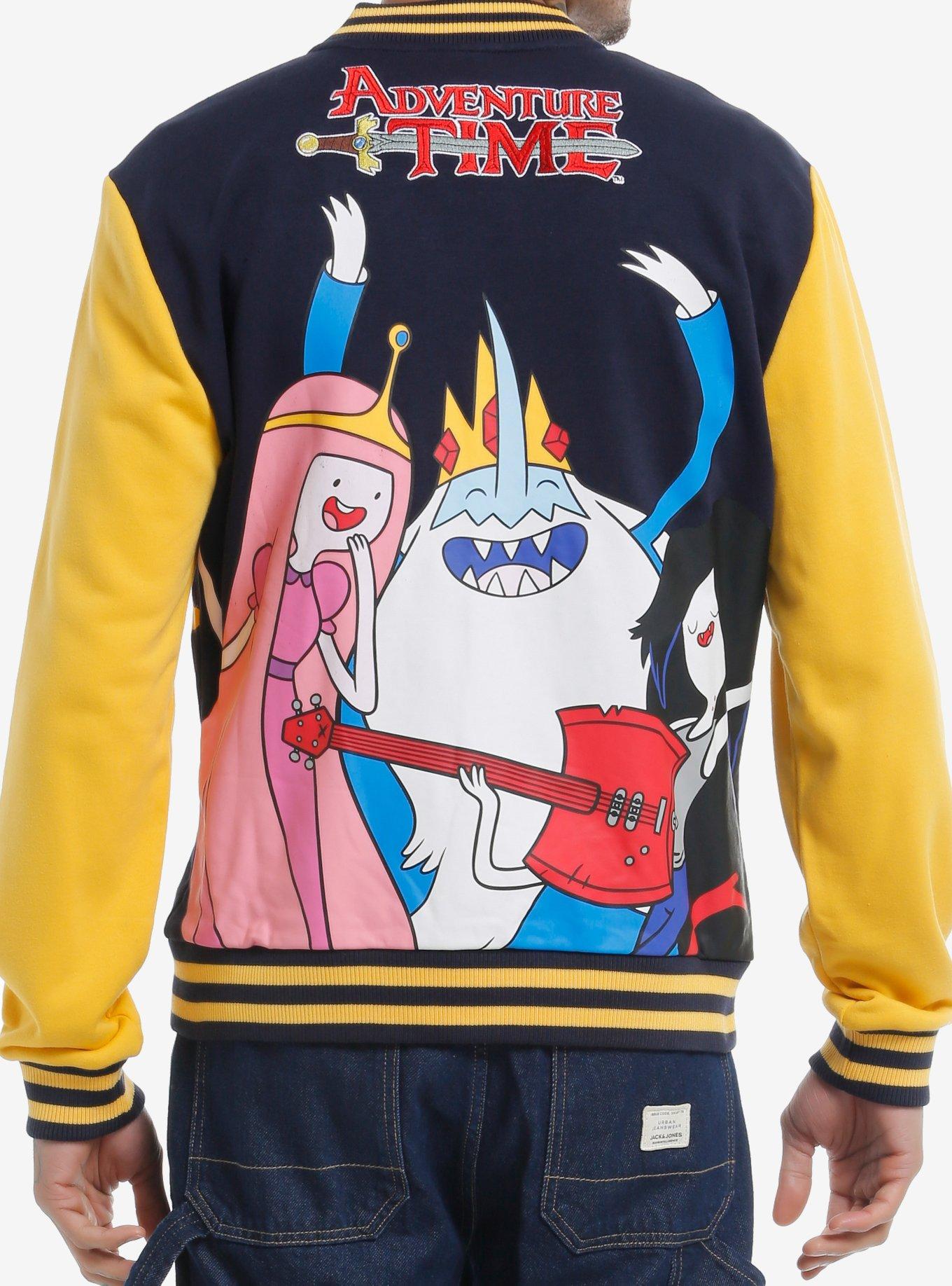 Adventure Time Character Varsity Jacket, , hi-res