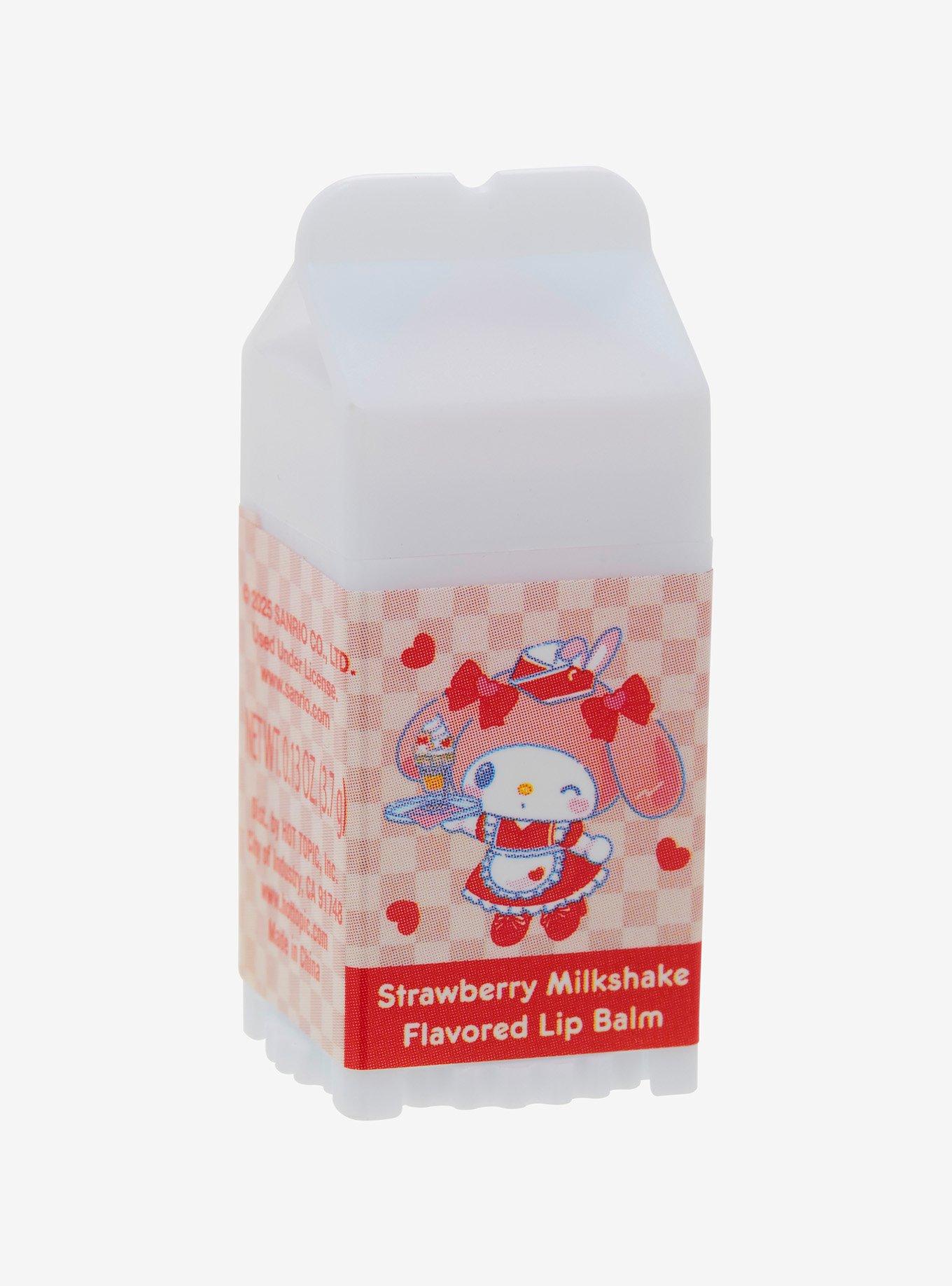Sanrio My Melody Diner Strawberry Milkshake Flavored Lip Balm , , alternate
