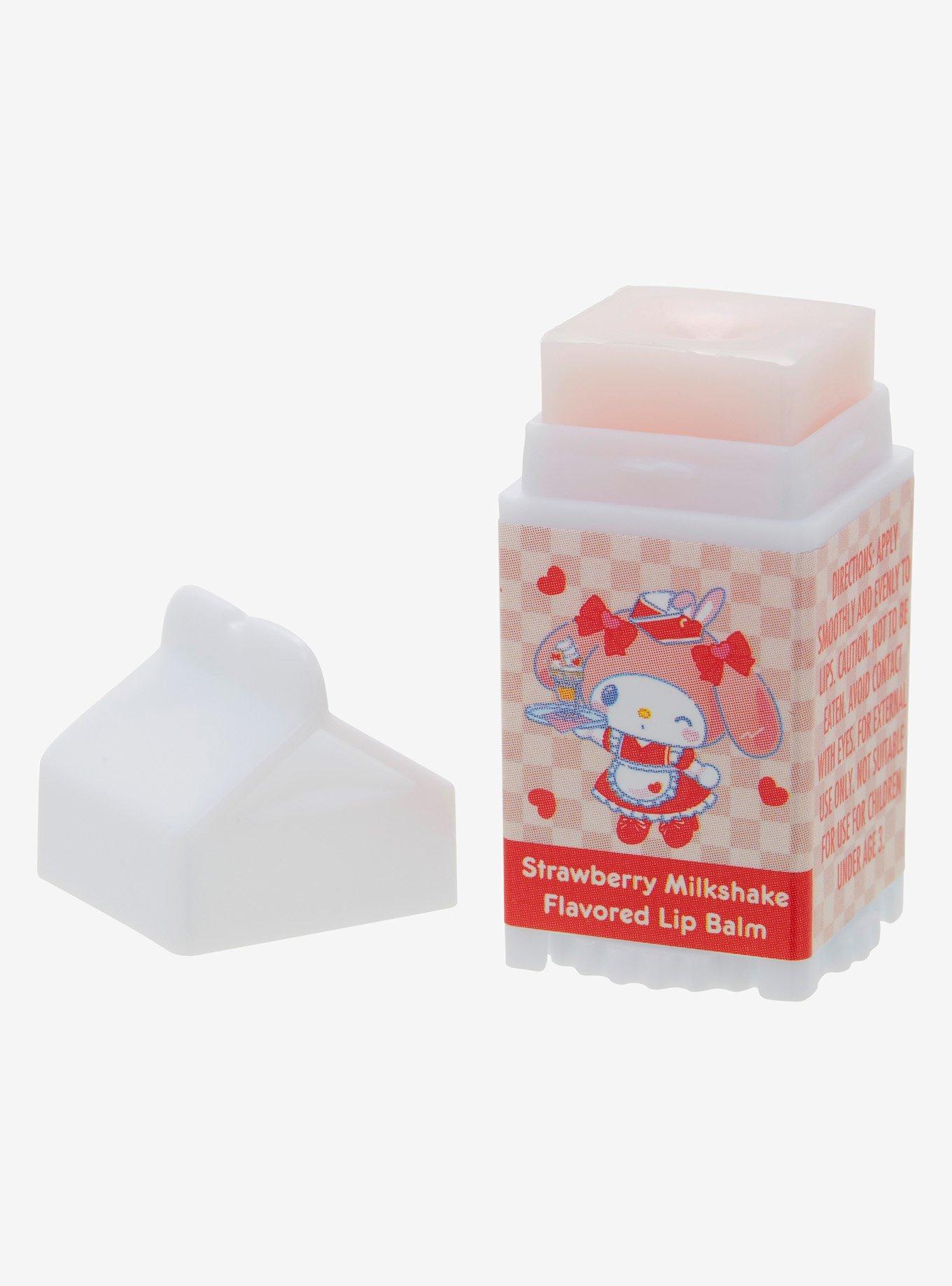 Sanrio My Melody Diner Strawberry Milkshake Flavored Lip Balm , , alternate