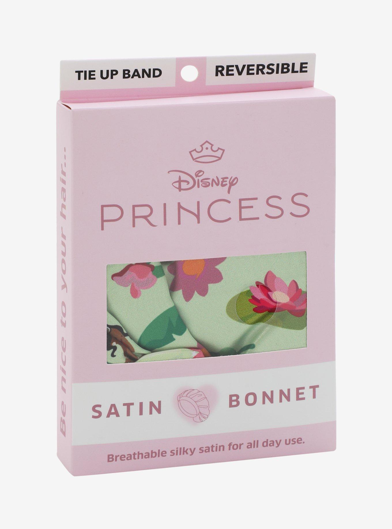 Disney The Princess and The Frog Tiana Floral Allover Print Reversible Satin Bonnet - BoxLunch Exclusive, , alternate