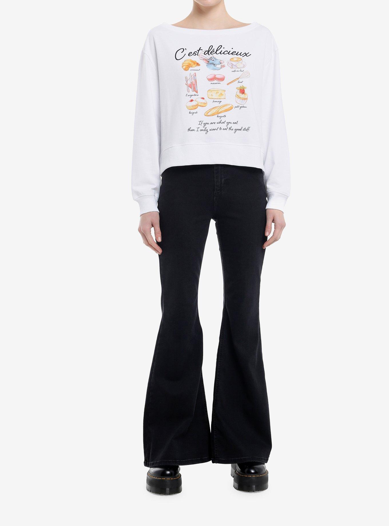 Disney Pixar Ratatouille Menu Boatneck Girls Sweatshirt, , hi-res