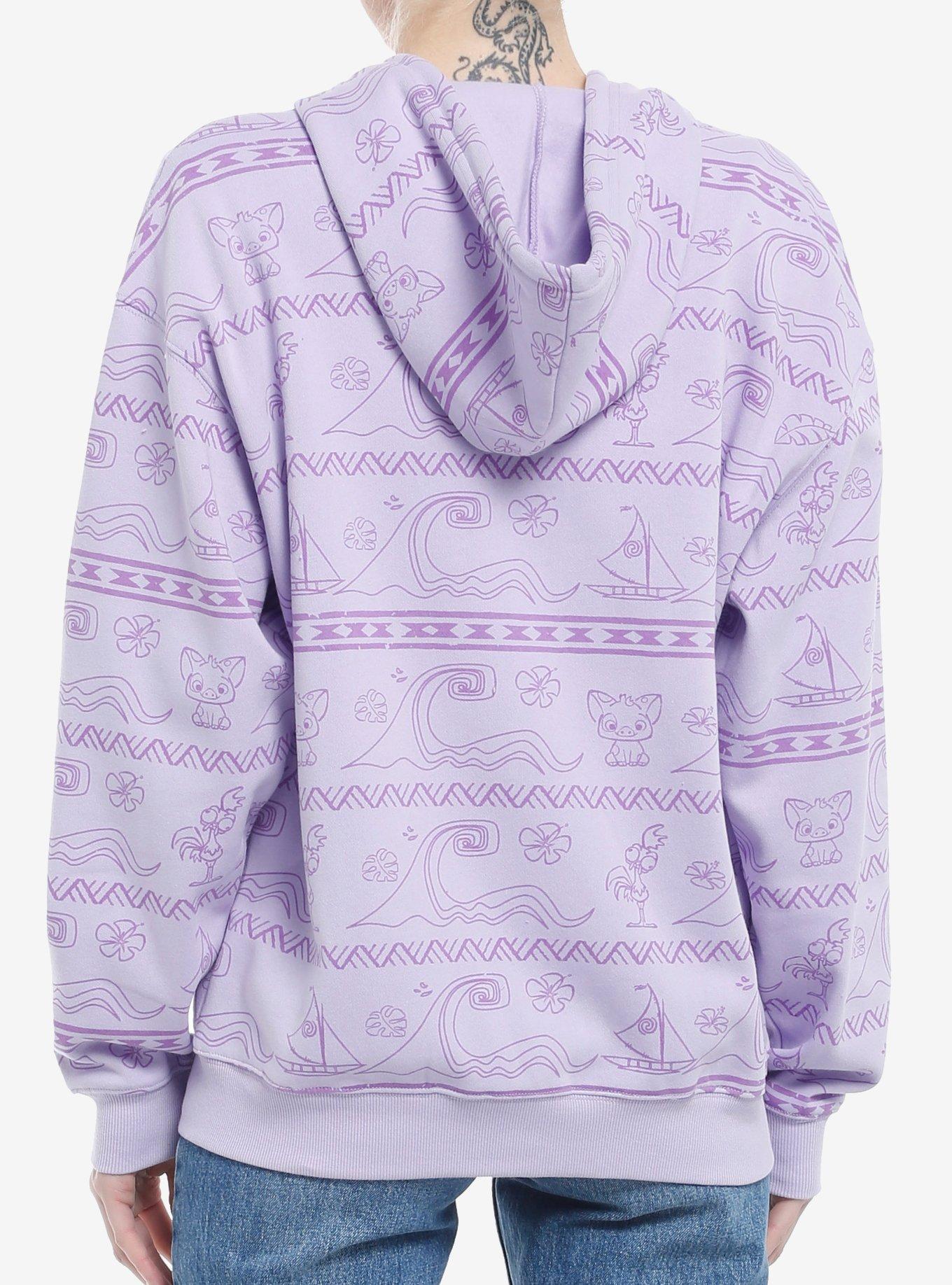 Disney Moana Purple Girls Hoodie, , hi-res