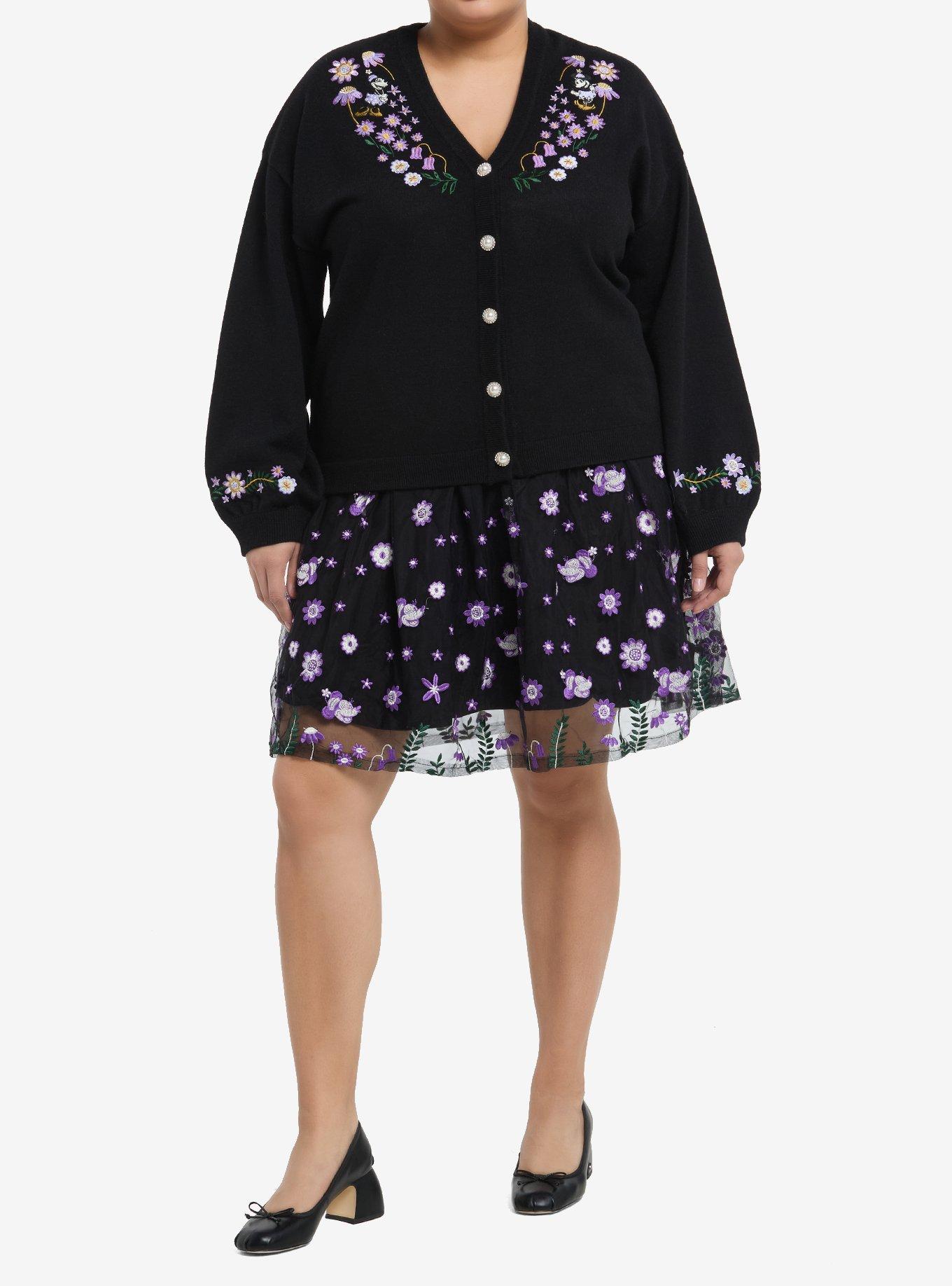 Her Universe Disney Minnie Mouse Flower Garden Cardigan Plus Size Her Universe Exclusive, , hi-res