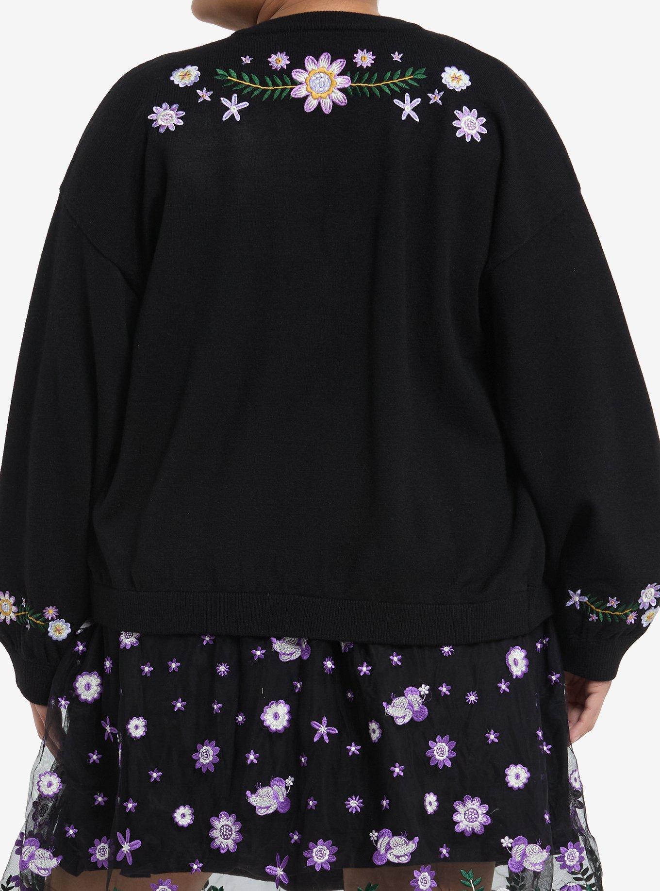 Her Universe Disney Minnie Mouse Flower Garden Cardigan Plus Size Her Universe Exclusive, MULTI, alternate