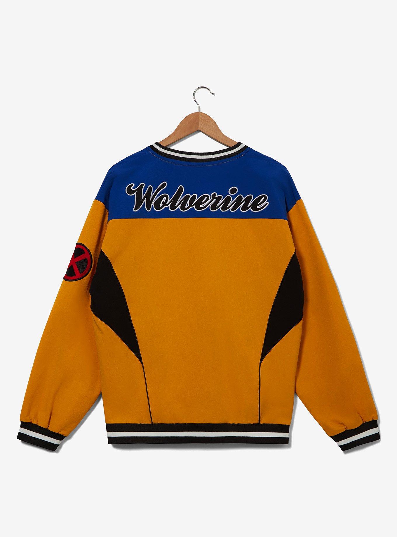 Marvel X-Men Wolverine Panel Sweatshirt - BoxLunch Exclusive, MUSTARD, alternate