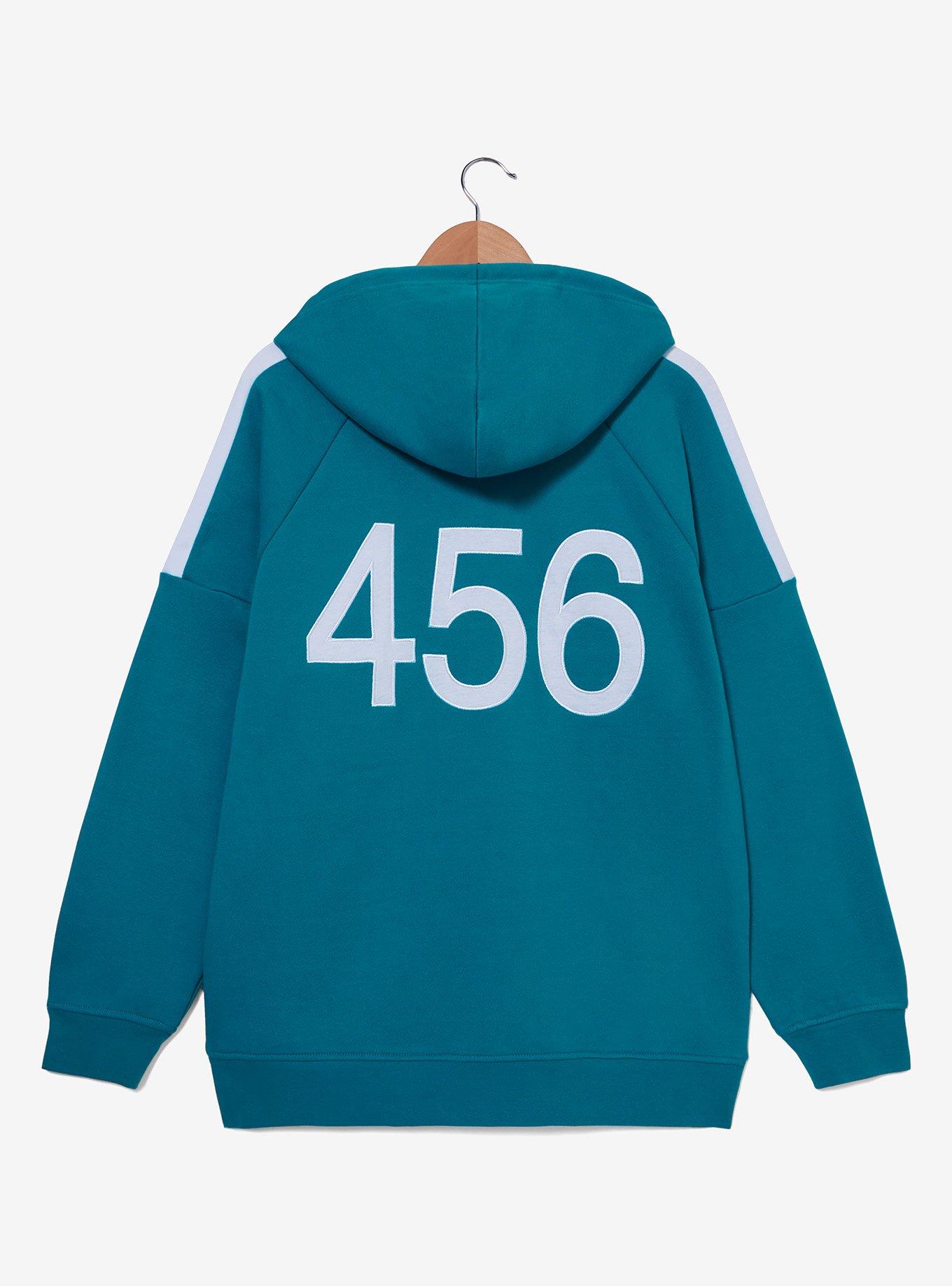 Squid Game Player 456 Replica Zippered Hoodie - BoxLunch