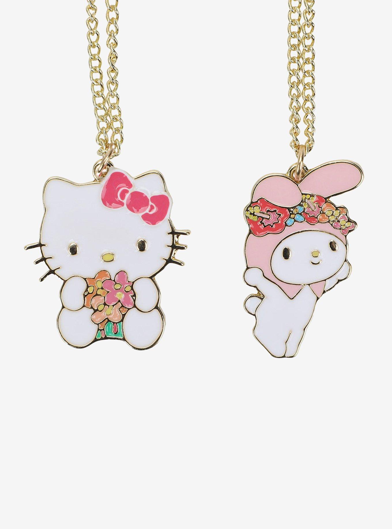 Sanrio Hello Kitty & My Melody Bestie Necklace Set, , alternate